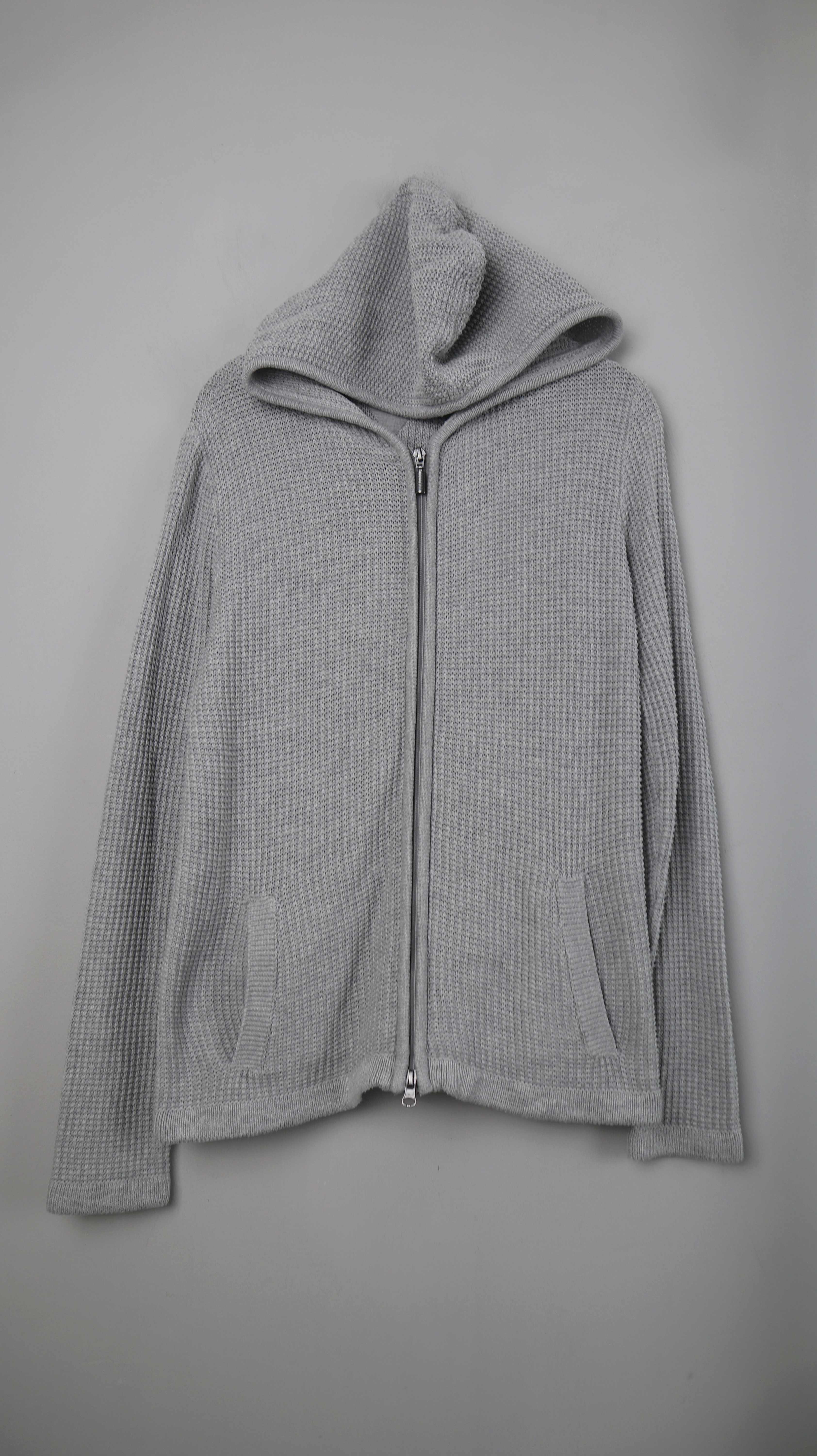 Up2 Fashion Strickjacke Zipper Hoodie Sweatjacke Grau 3 M