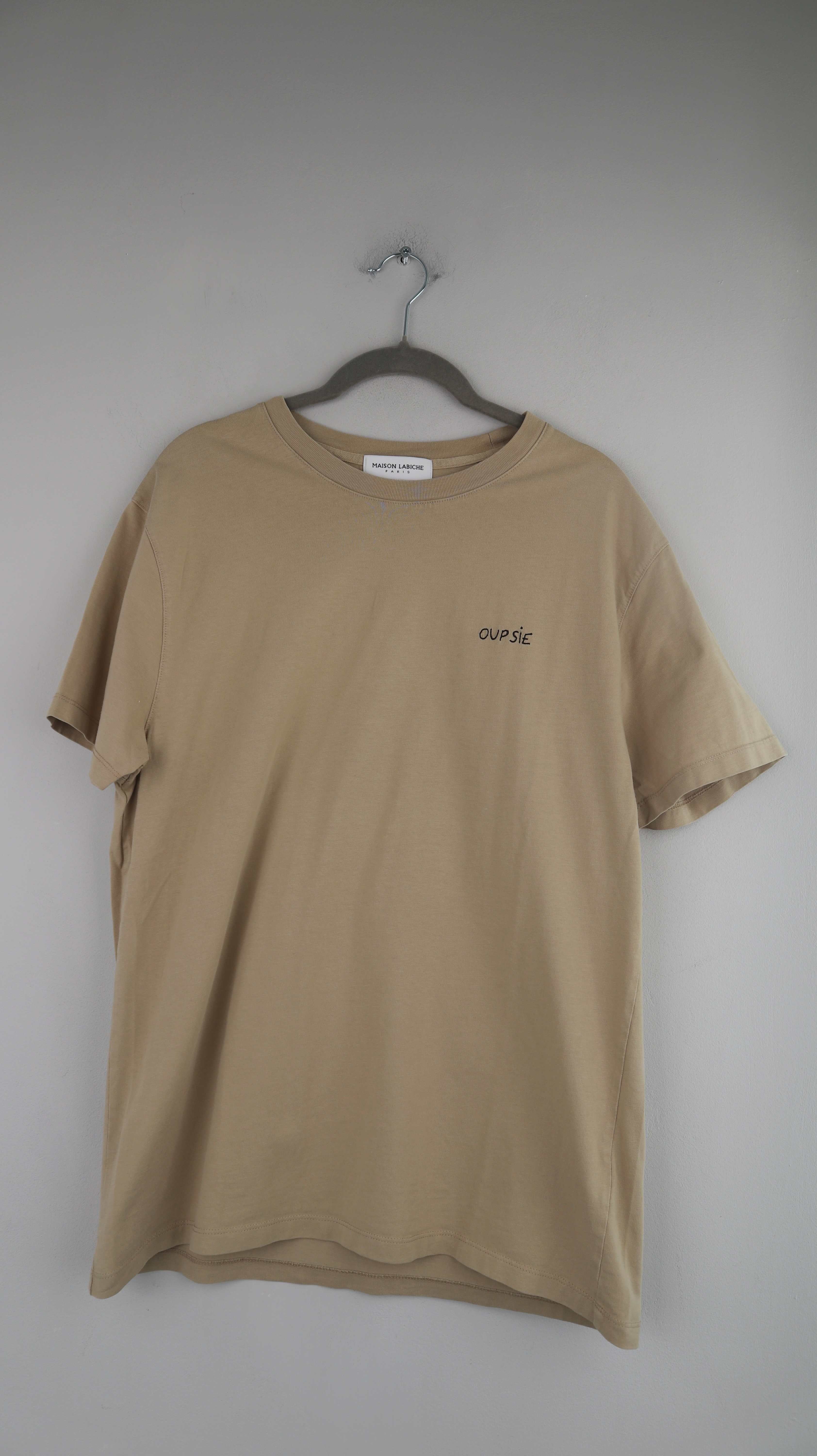 Maison Labiche Shirt Creme Beige 38 M T-Shirt Oberteil
