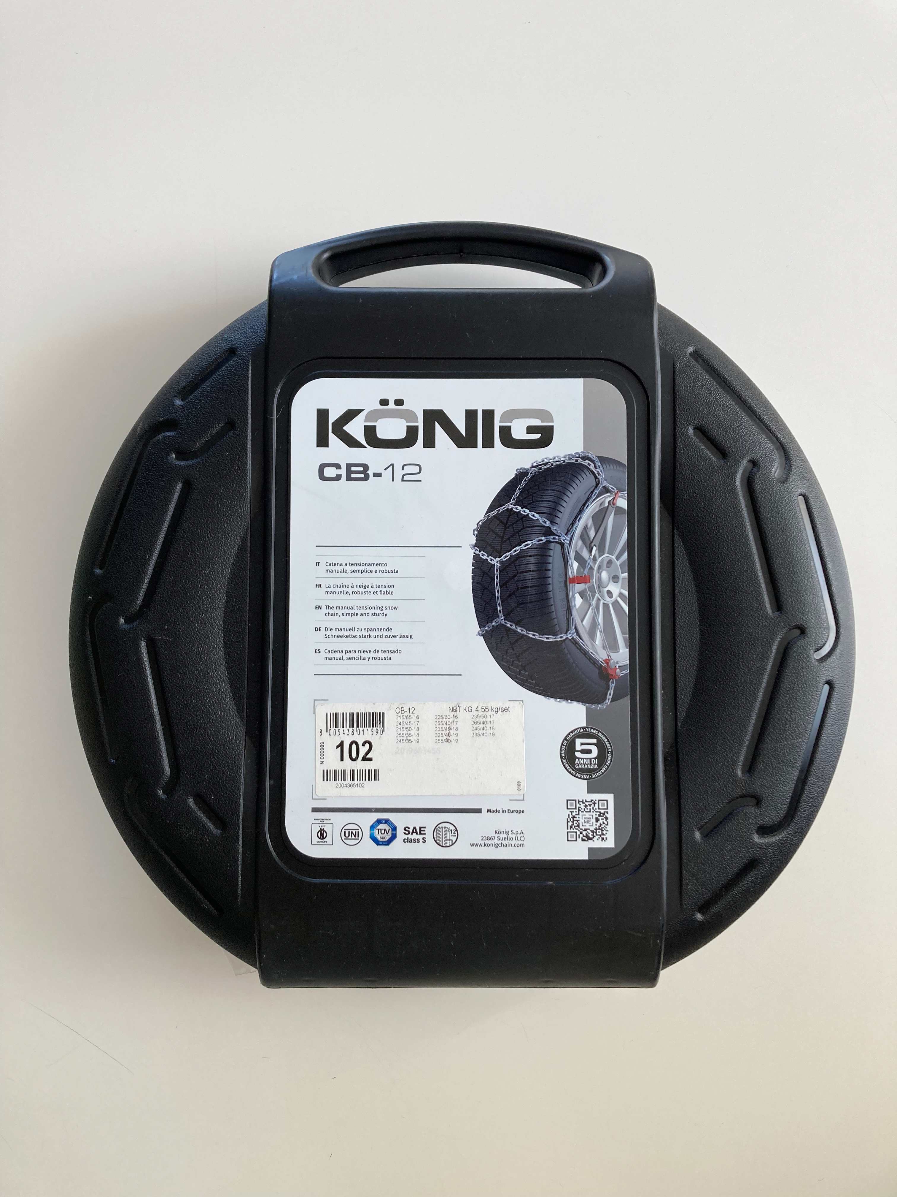 König Schneeketten Schneekette Neu Winterkette Autoreifenkette Neu