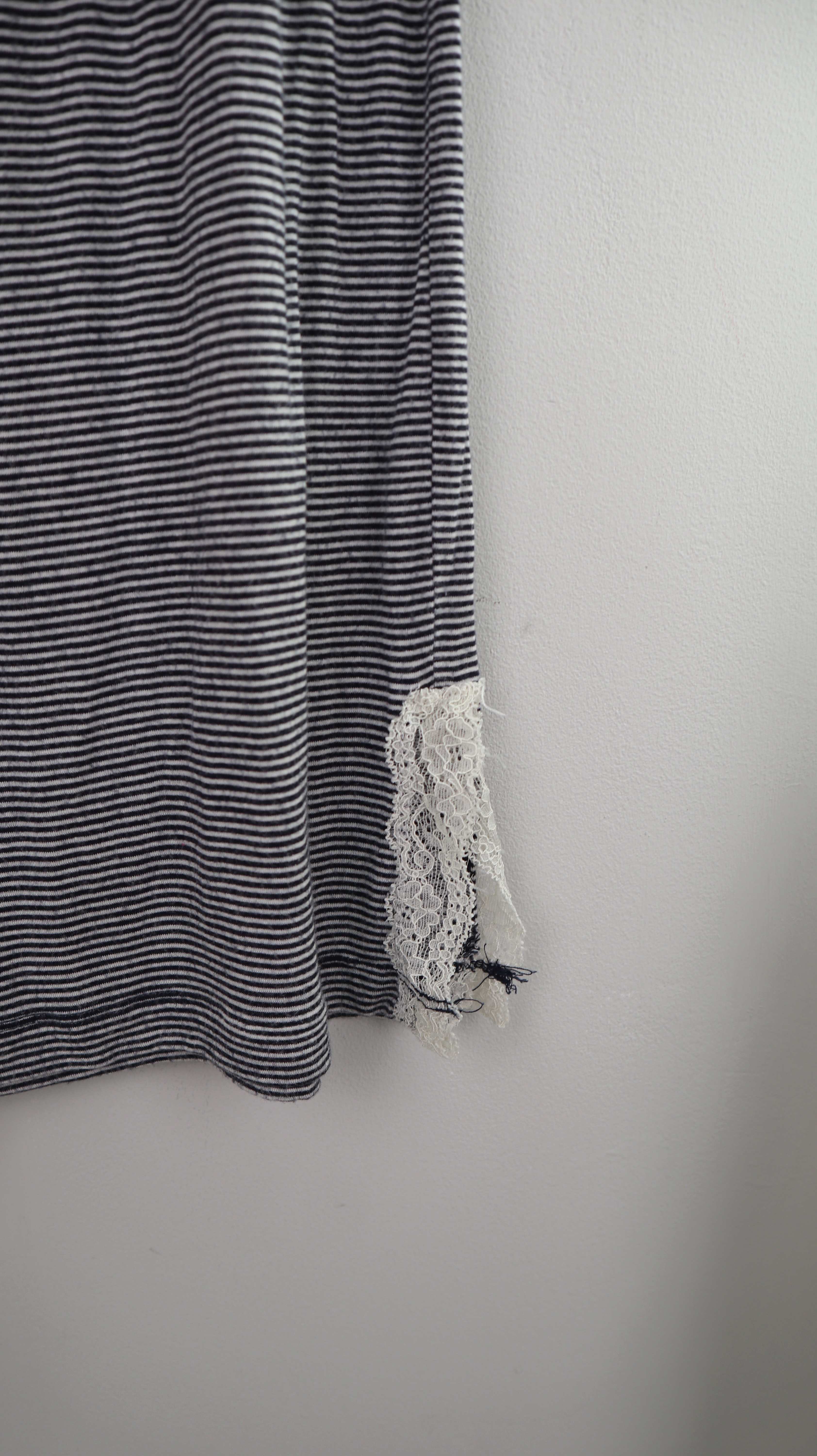 Love to Lounge Schlafhose blau weiß 38 M Stoffhose Jogger