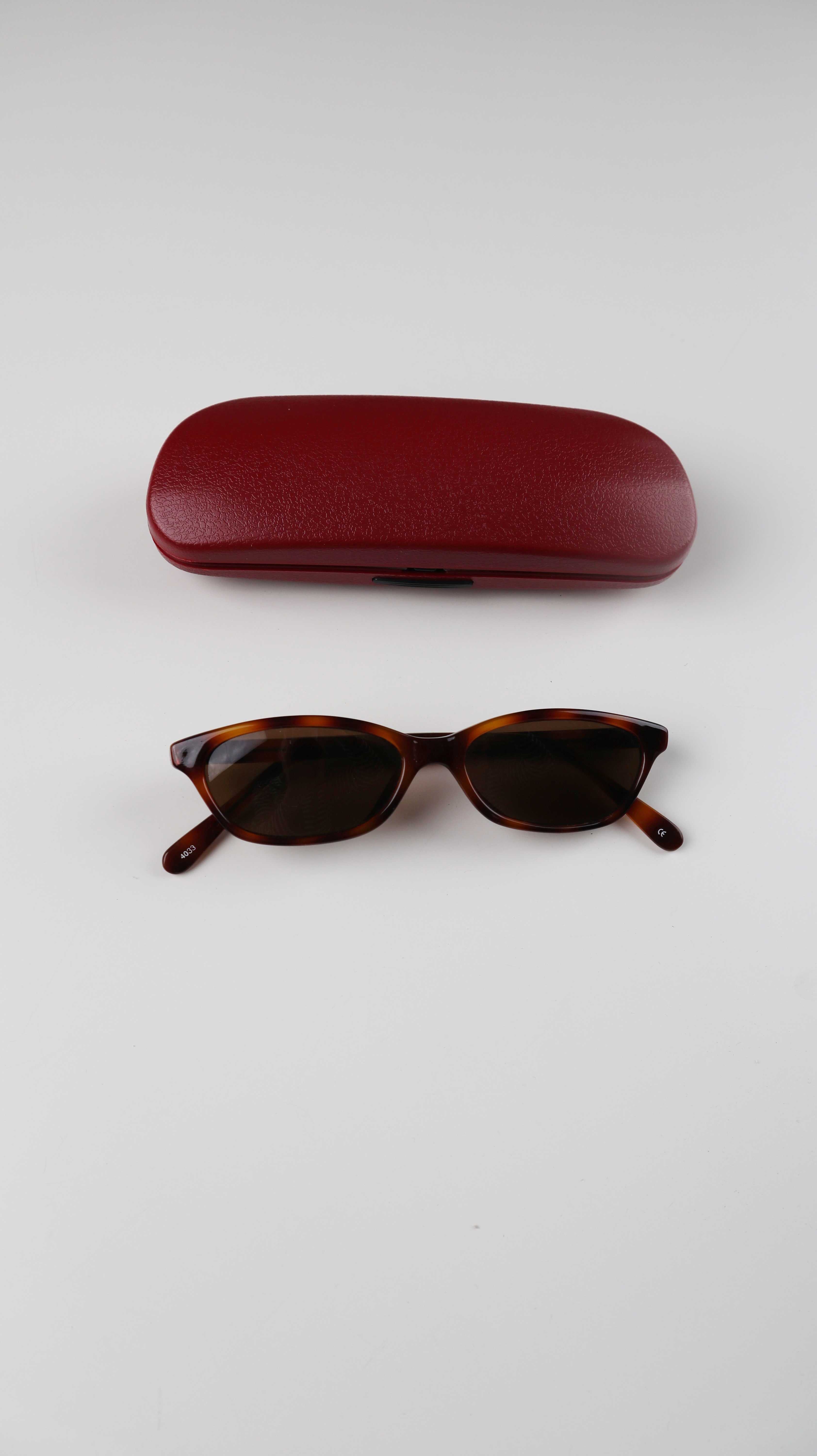 True Vintage Sonnenbrille slim braun basic schmal schlank Brille