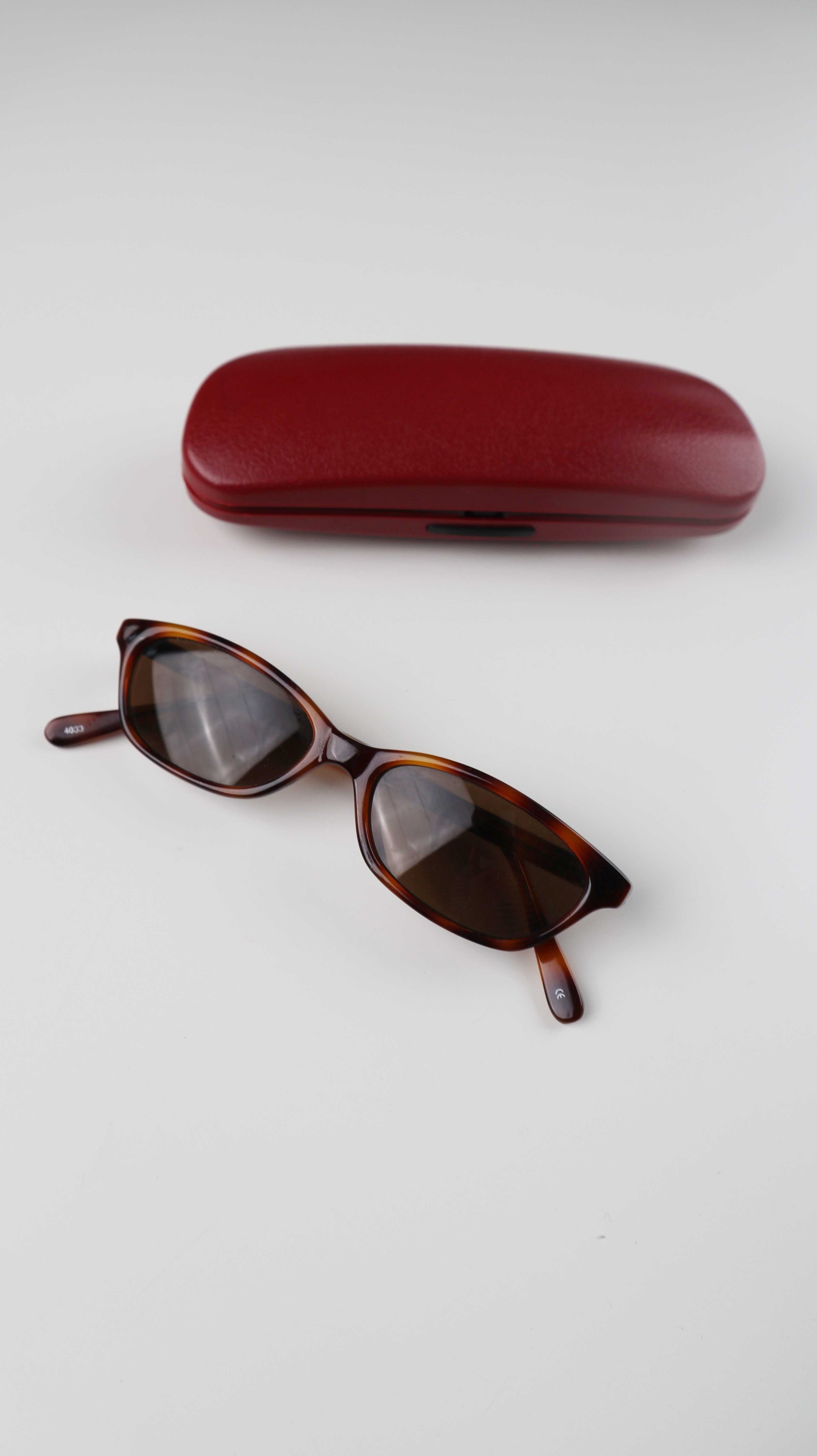 True Vintage Sonnenbrille slim braun basic schmal schlank Brille