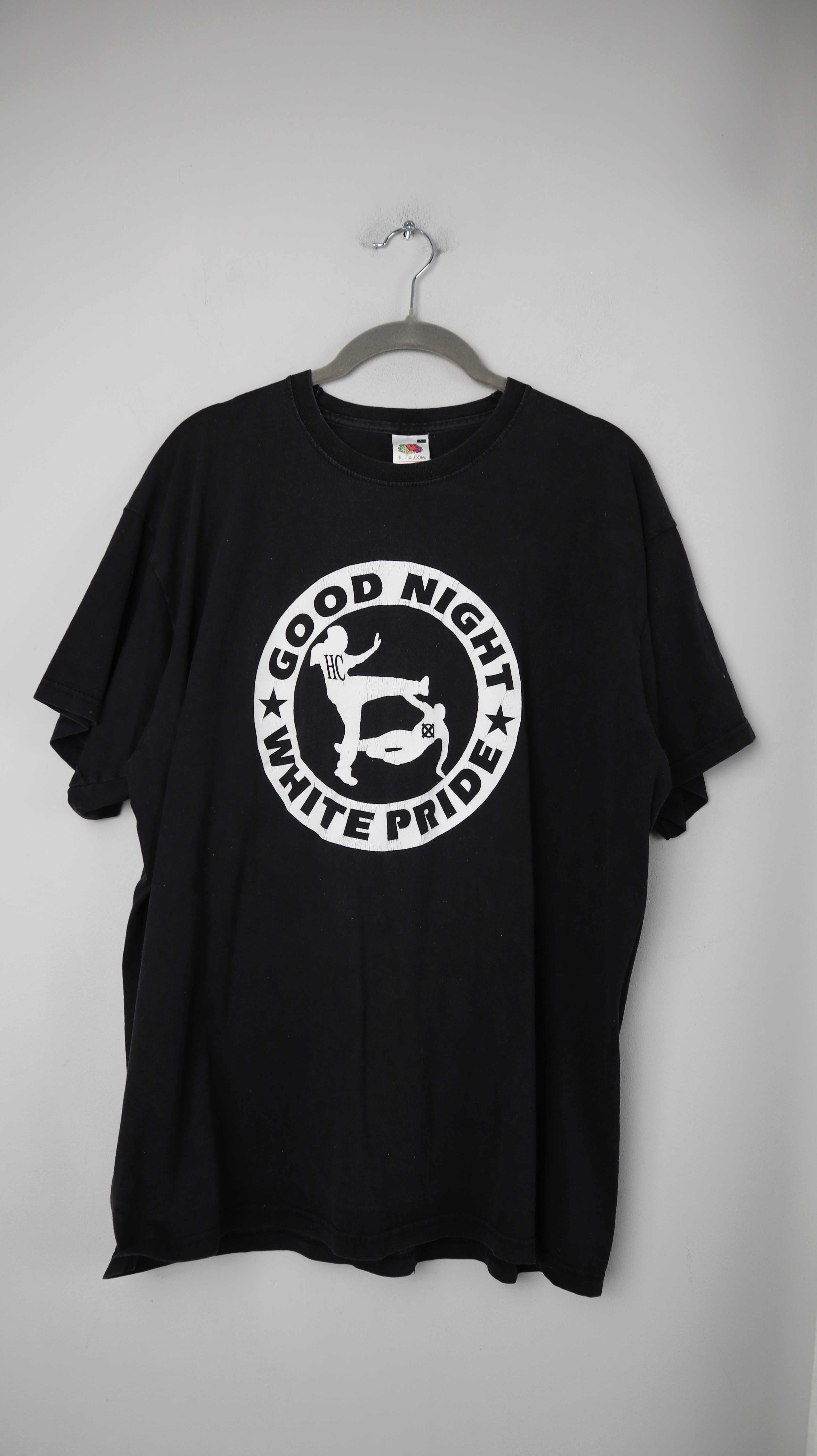 Good Night white Pride Shirt T-Shirt schwarz weiß L