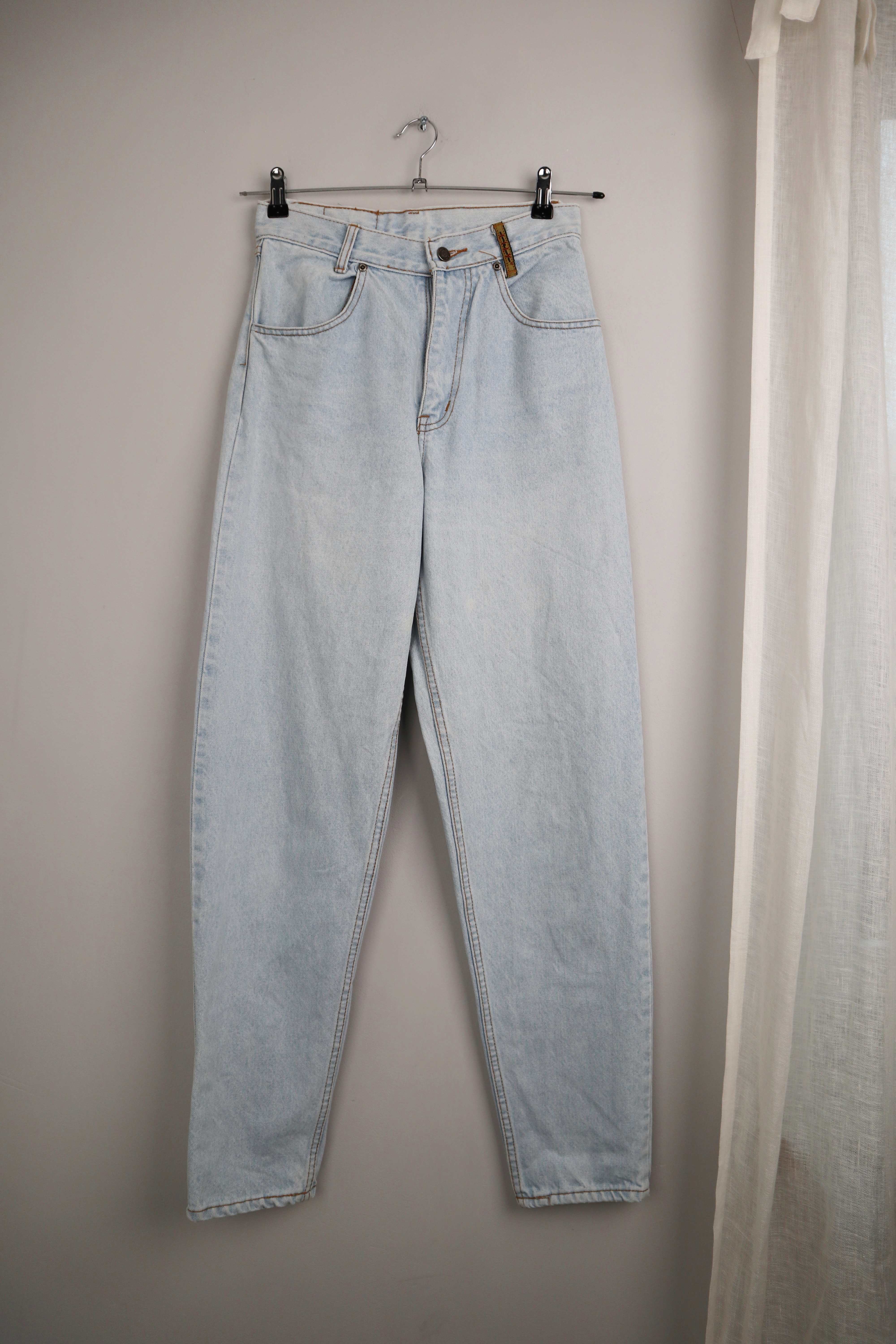Lily true Vintage Jeans Hose Hell 28 washed 36 S mom Jeans high waist