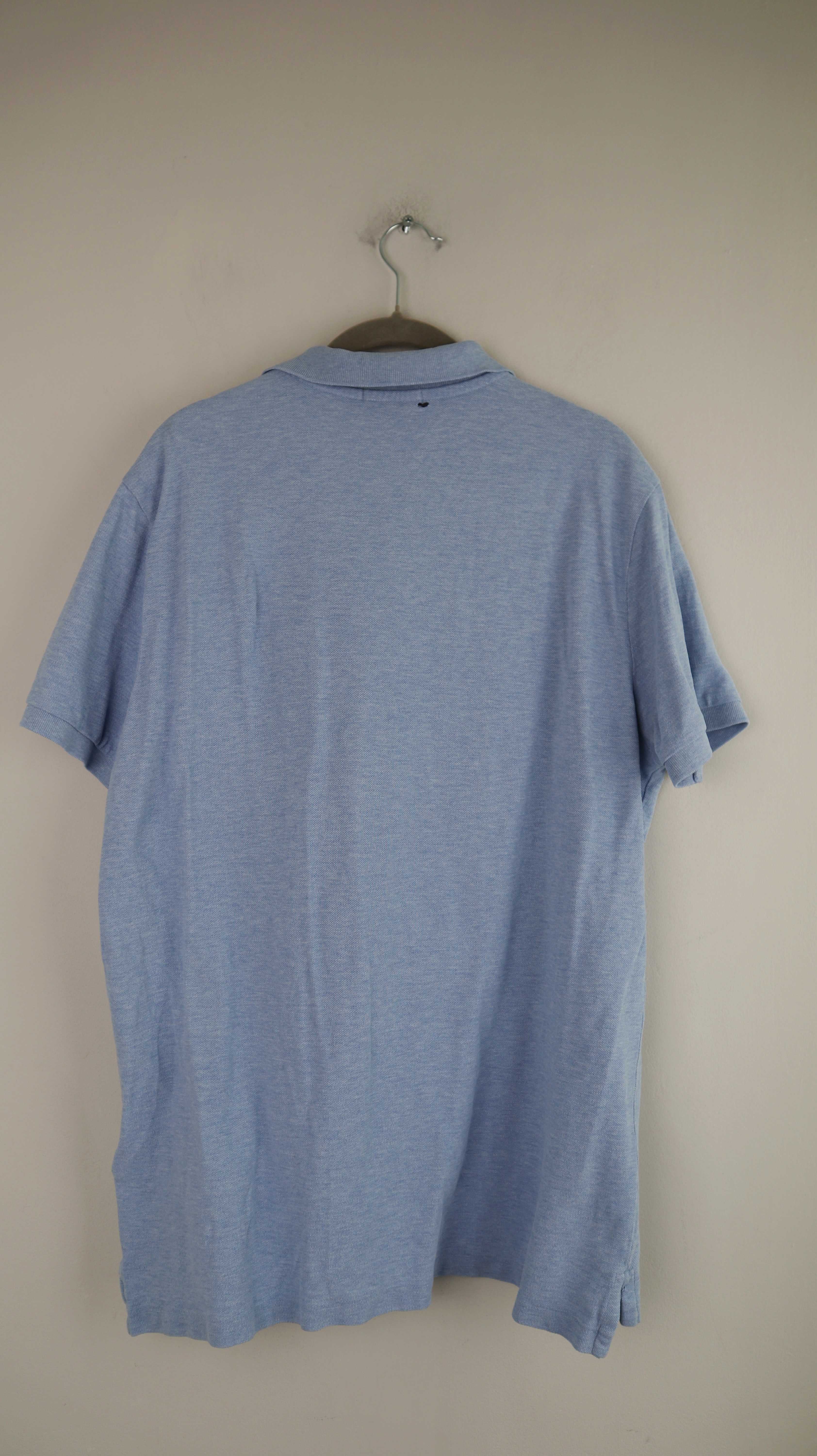 Polo Ralph Lauren Shirt blau L custom slim fit Poloshirt