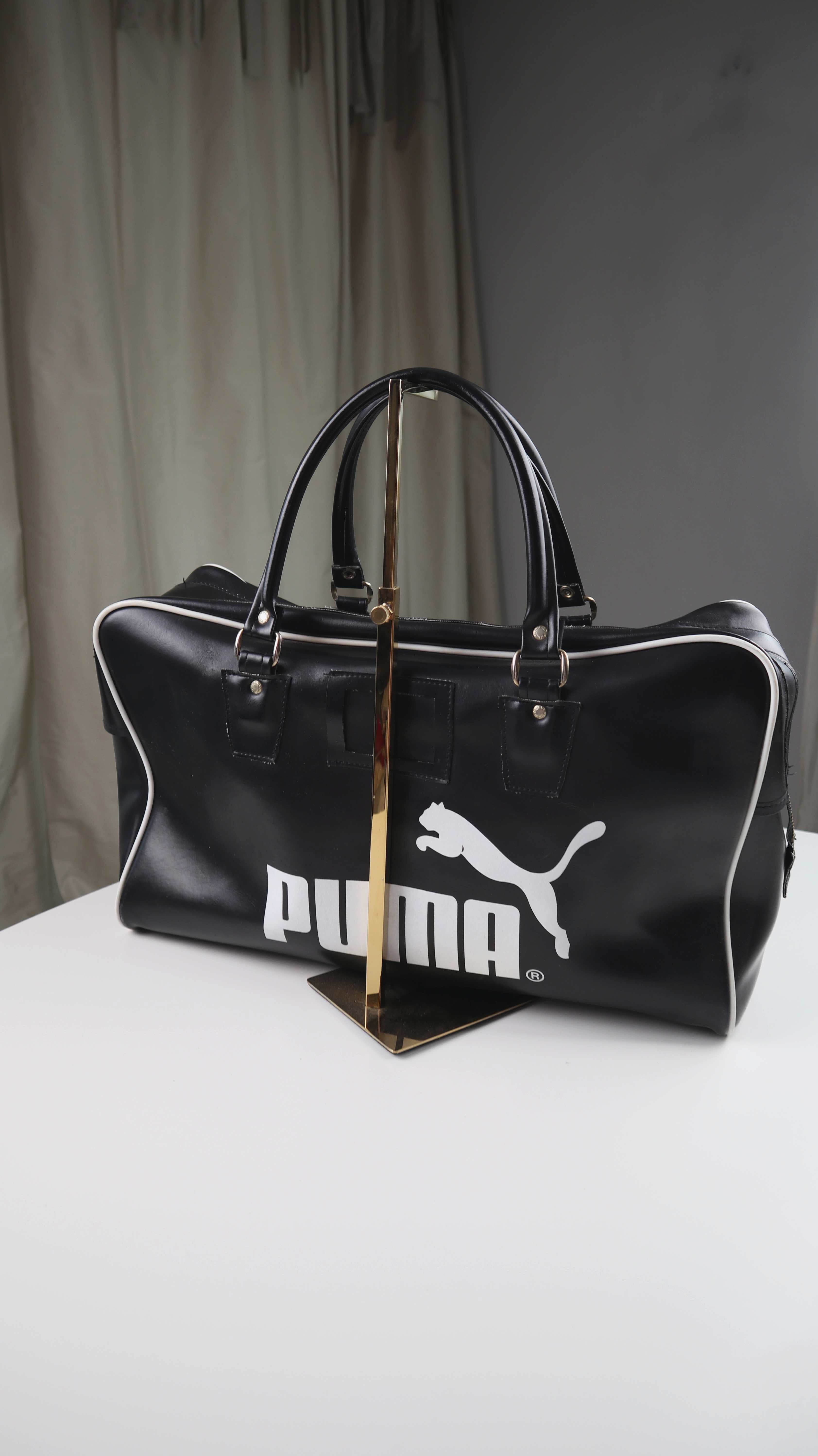 Puma Tasche Sporttasche Reisetasche Weekender 90s schwarz Trainingstasche