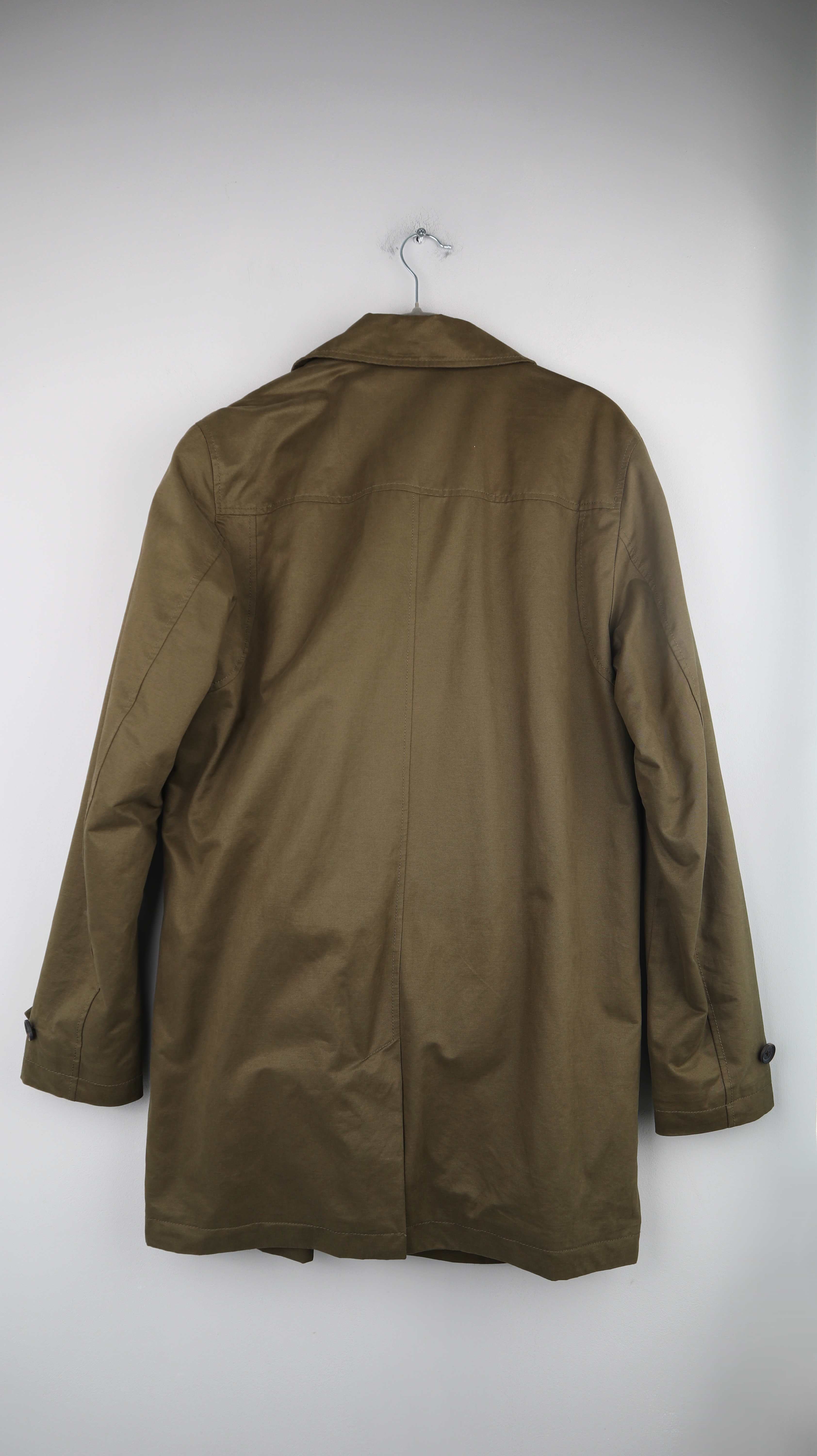 Esprit Trenchcoat Jacke Mantel grün Khaki M Trench