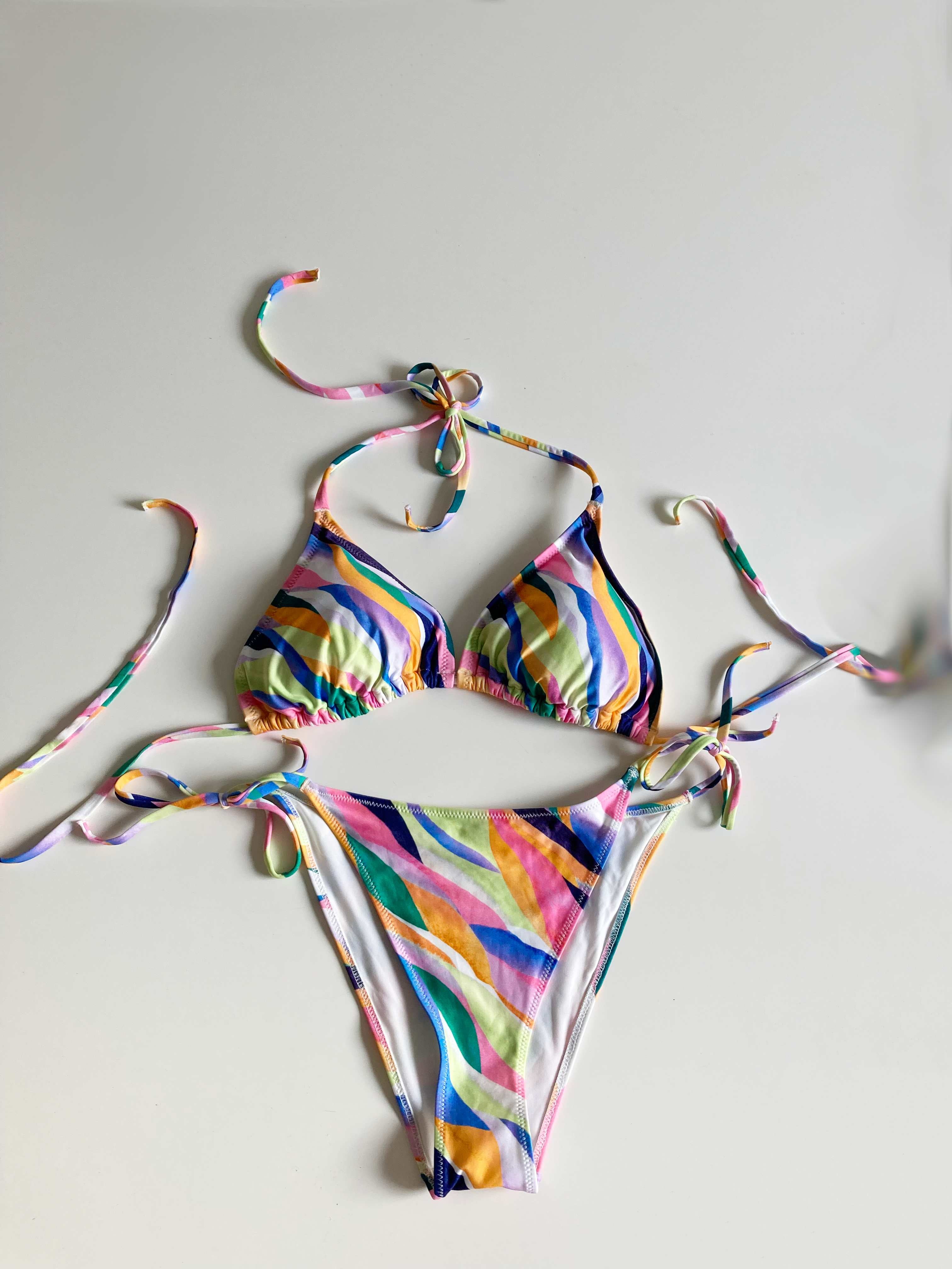 H&M Bikini Bunt 36 S Cups Badeanzug