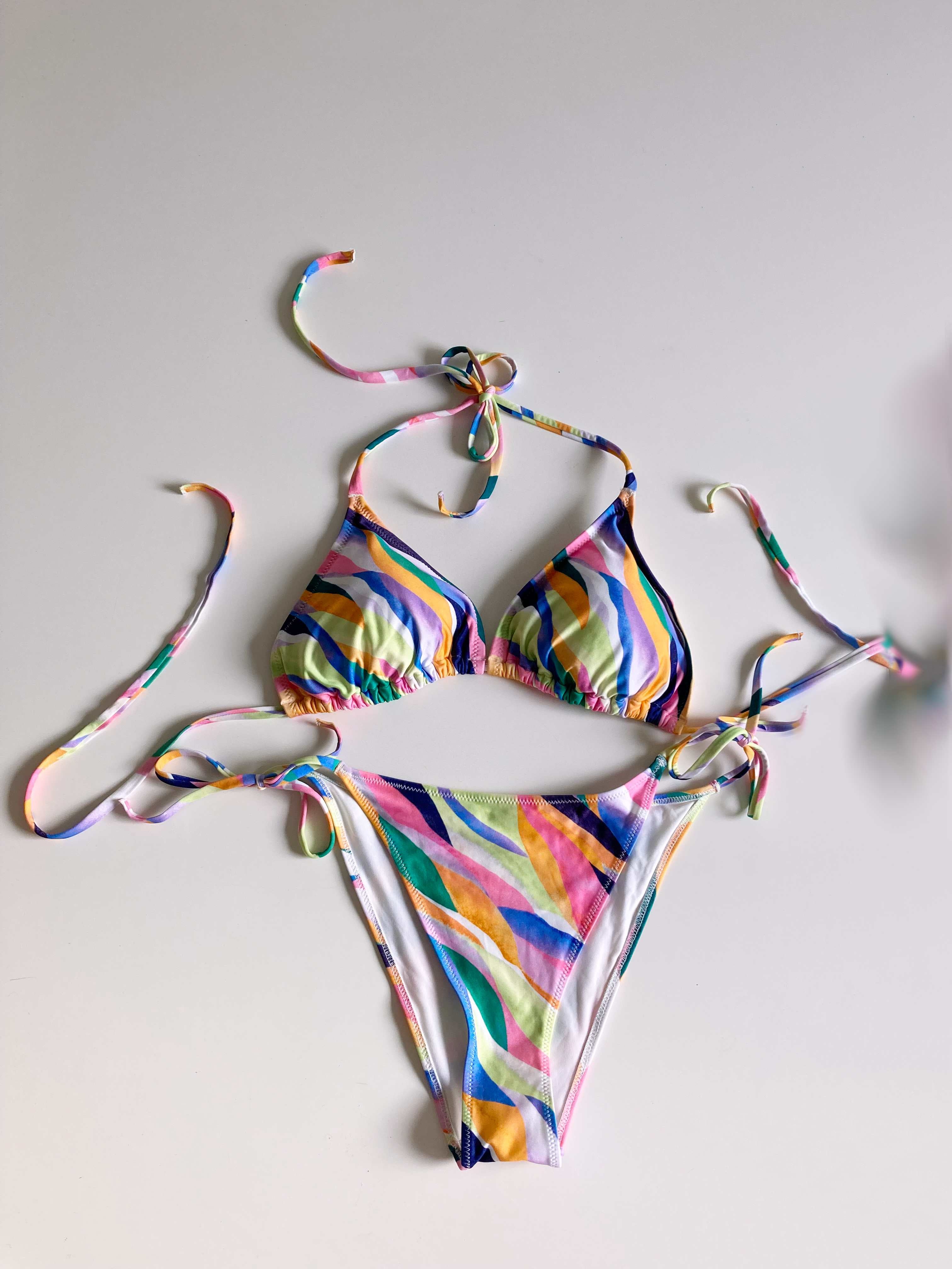 H&M Bikini Bunt 36 S Cups Badeanzug