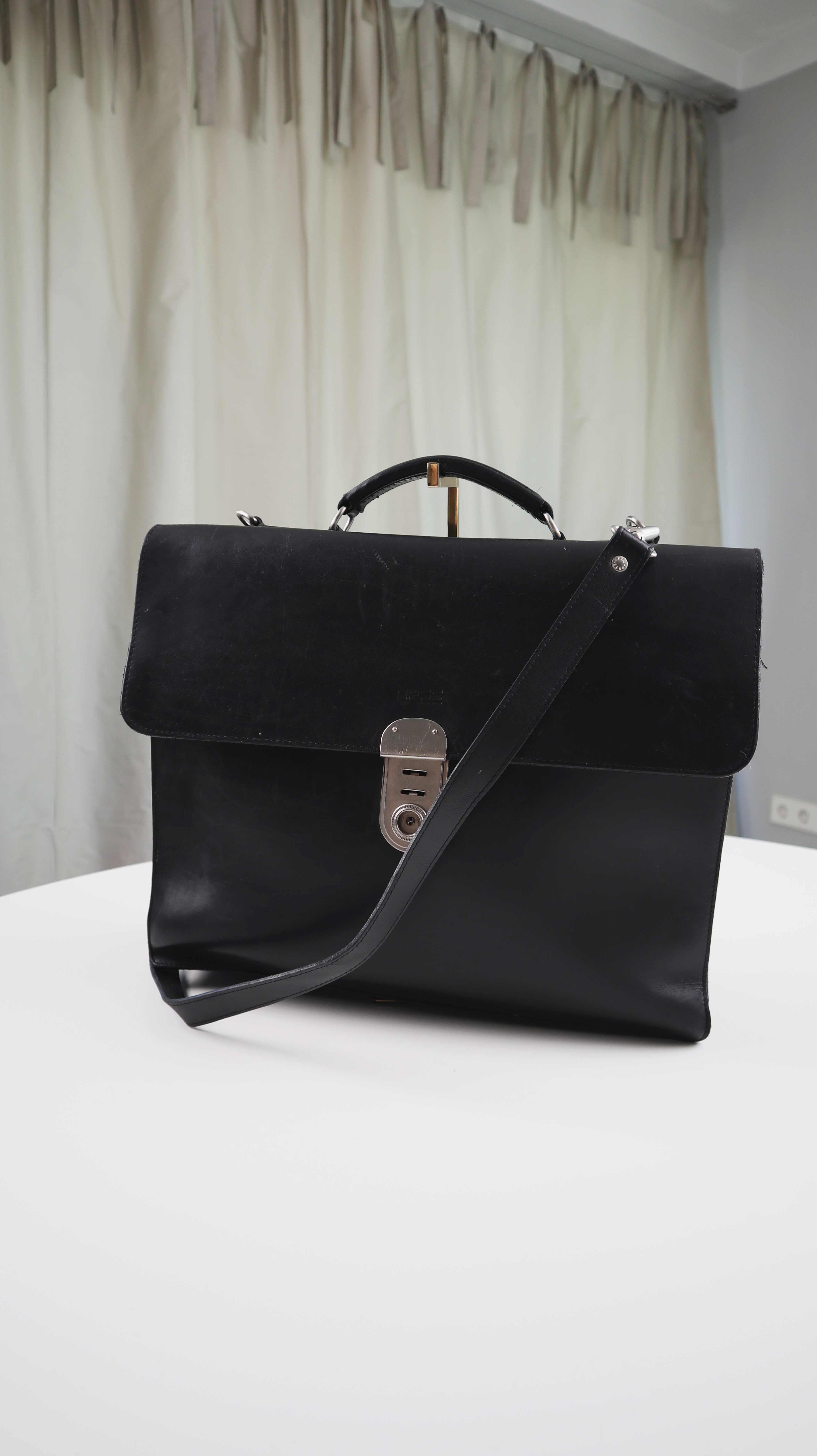 Bree Tasche Schultasche Schwarz Schultertasche Aktentasche Esquire