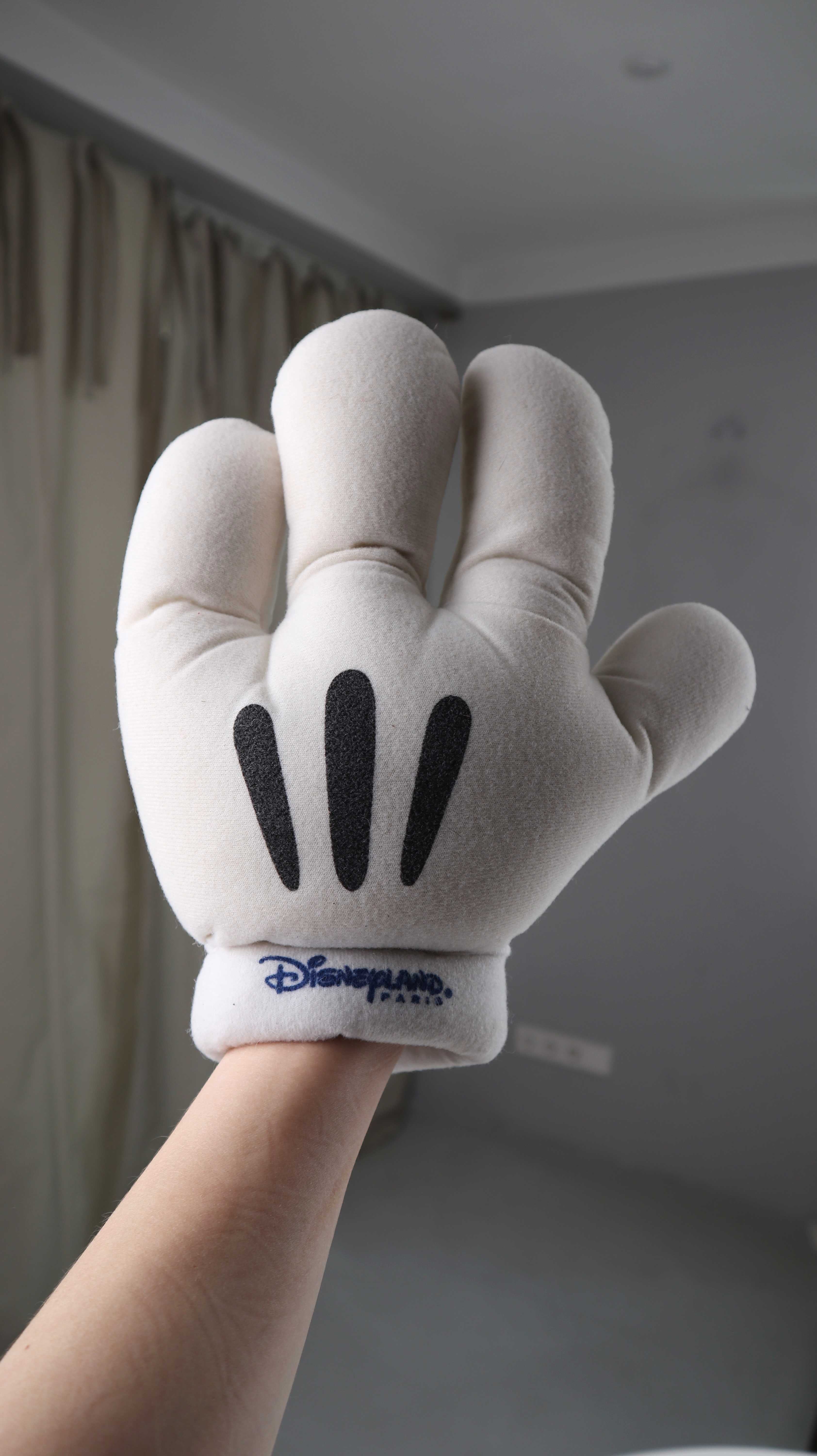 Walt Disney Mickey Maus Mouse Handschuhe Weiß Kinderhandschuhe Fasching