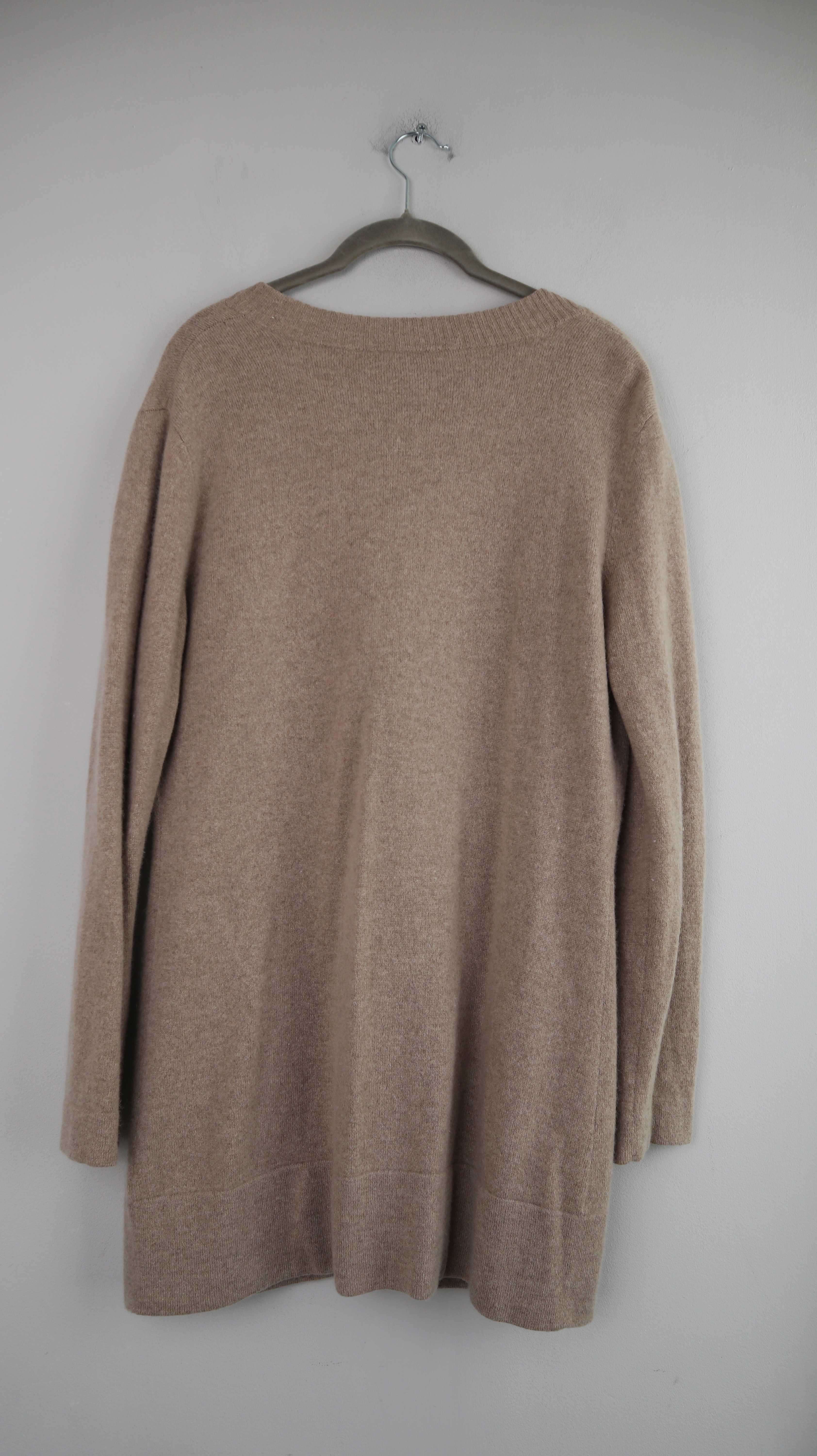 Adagio Strickjacke Beige braun Cashmere 40 L Cardigan geknöpft