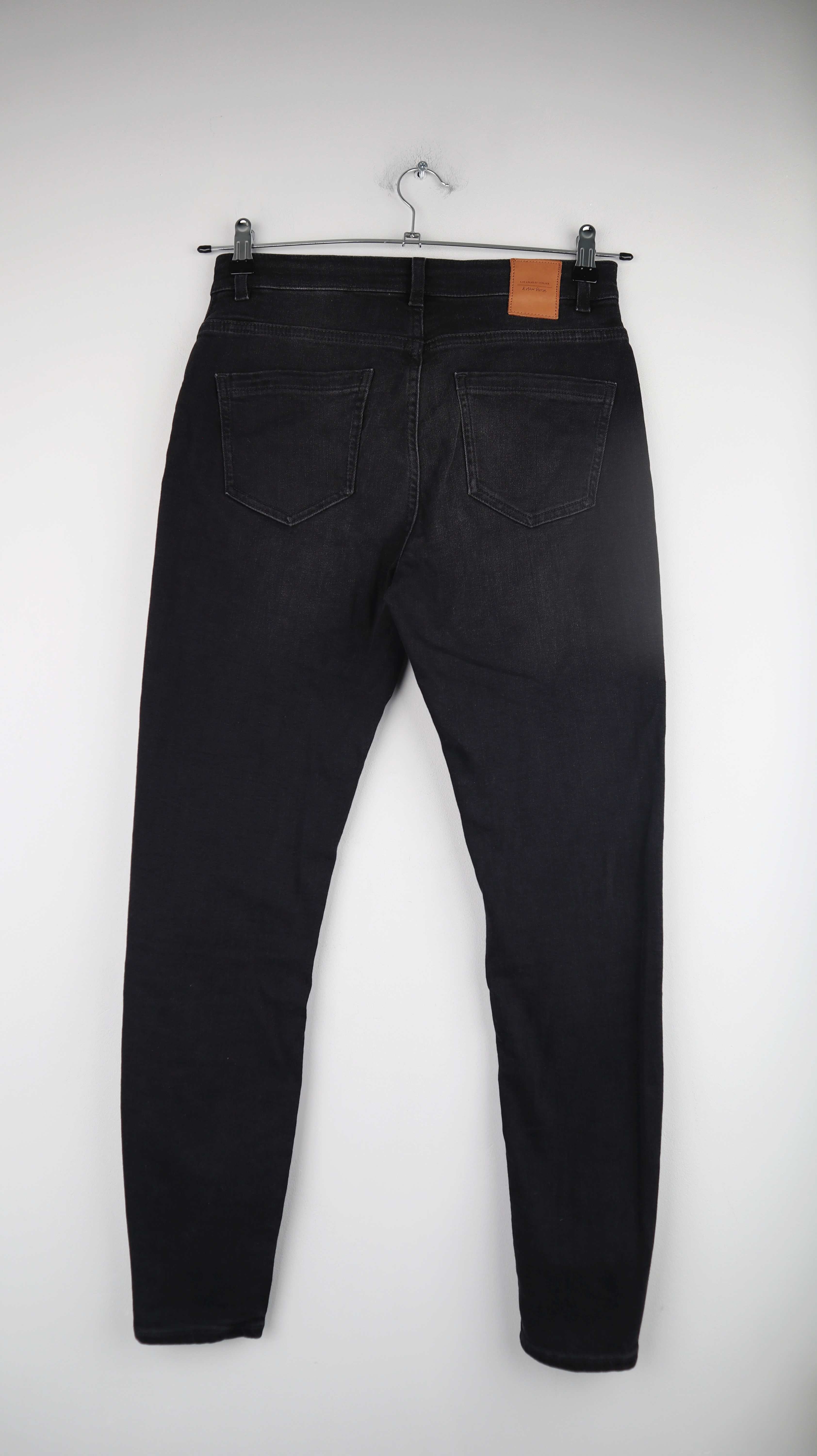 &other stories Hose Jeans Grau Denim 29 Dunkelgrau skinny Röhrenhose 38 M