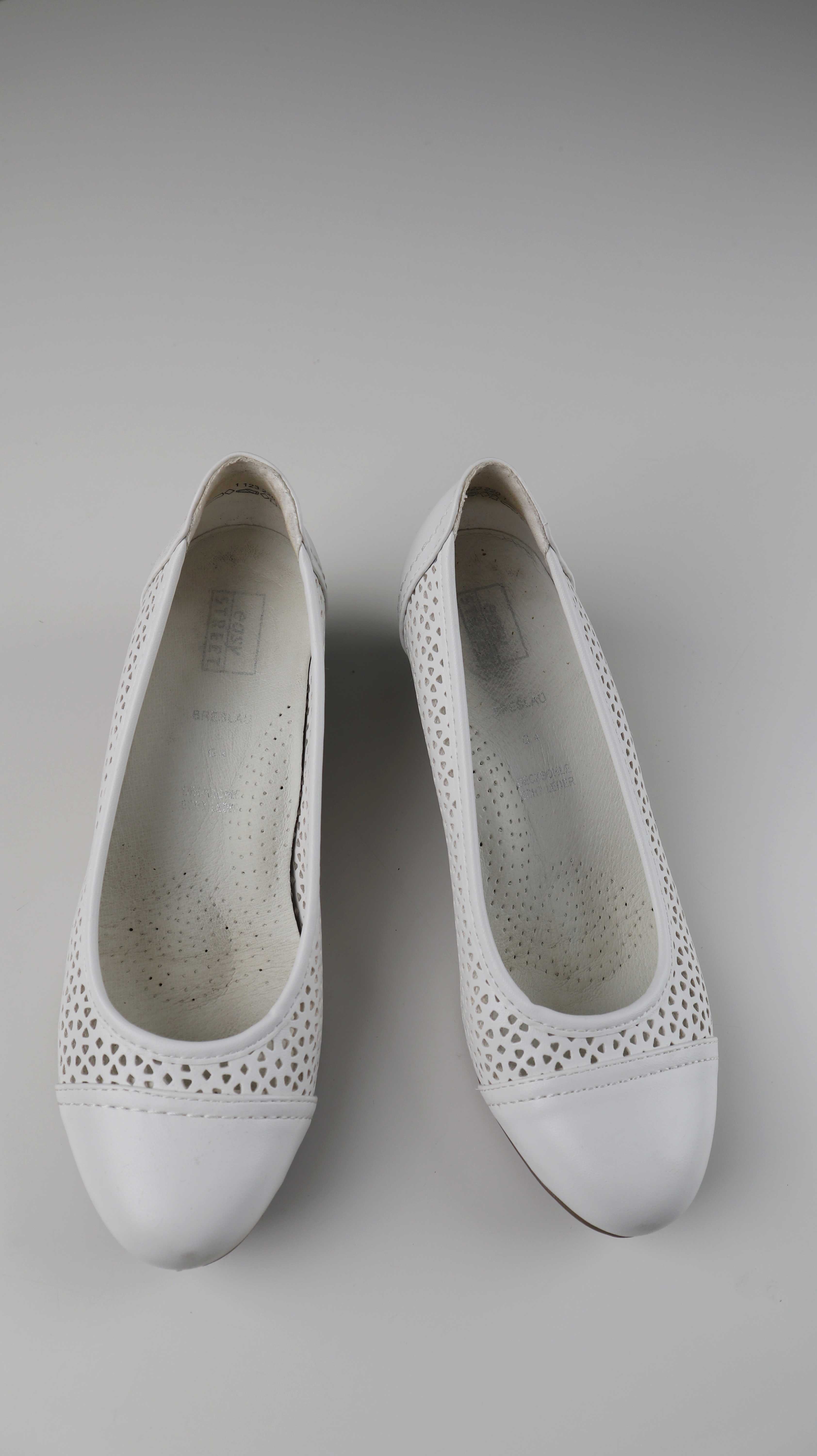 Schuhe weiß easy street 4 37 Ballerinas Wedges