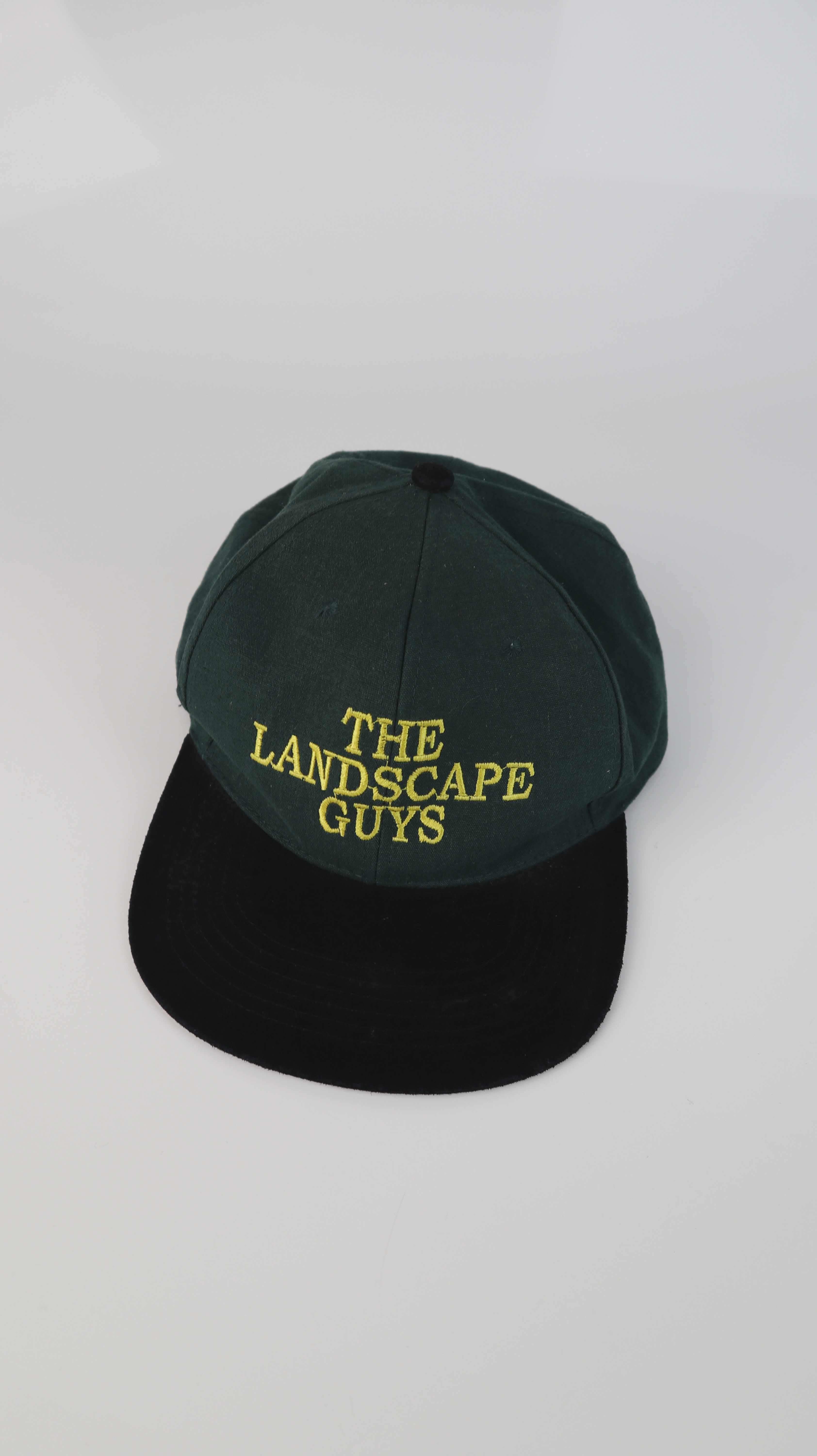 Vintage Cap Mütze Käppi grün The Landscape Guys dunkelgrün