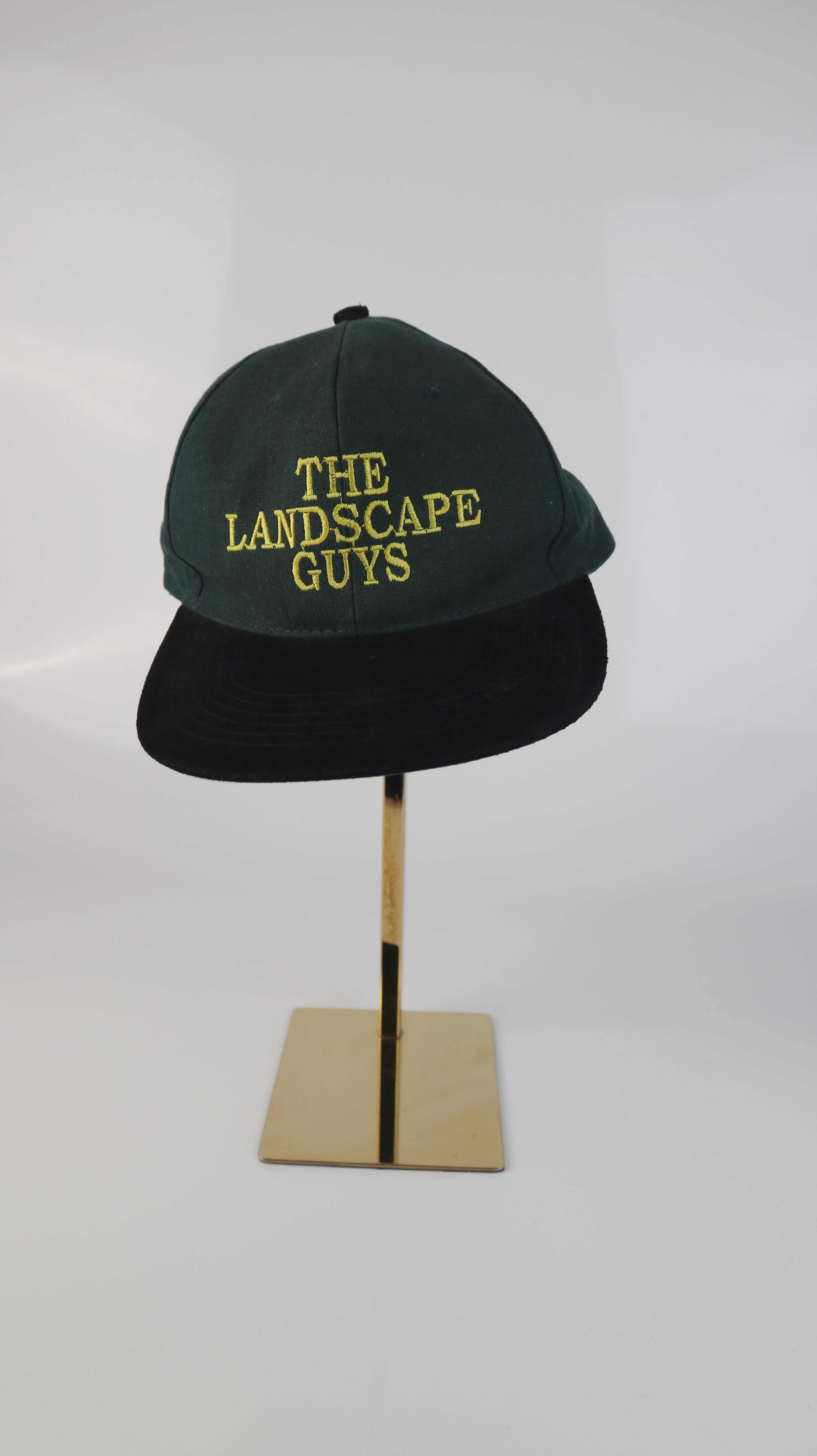 Vintage Cap Mütze Käppi grün The Landscape Guys dunkelgrün
