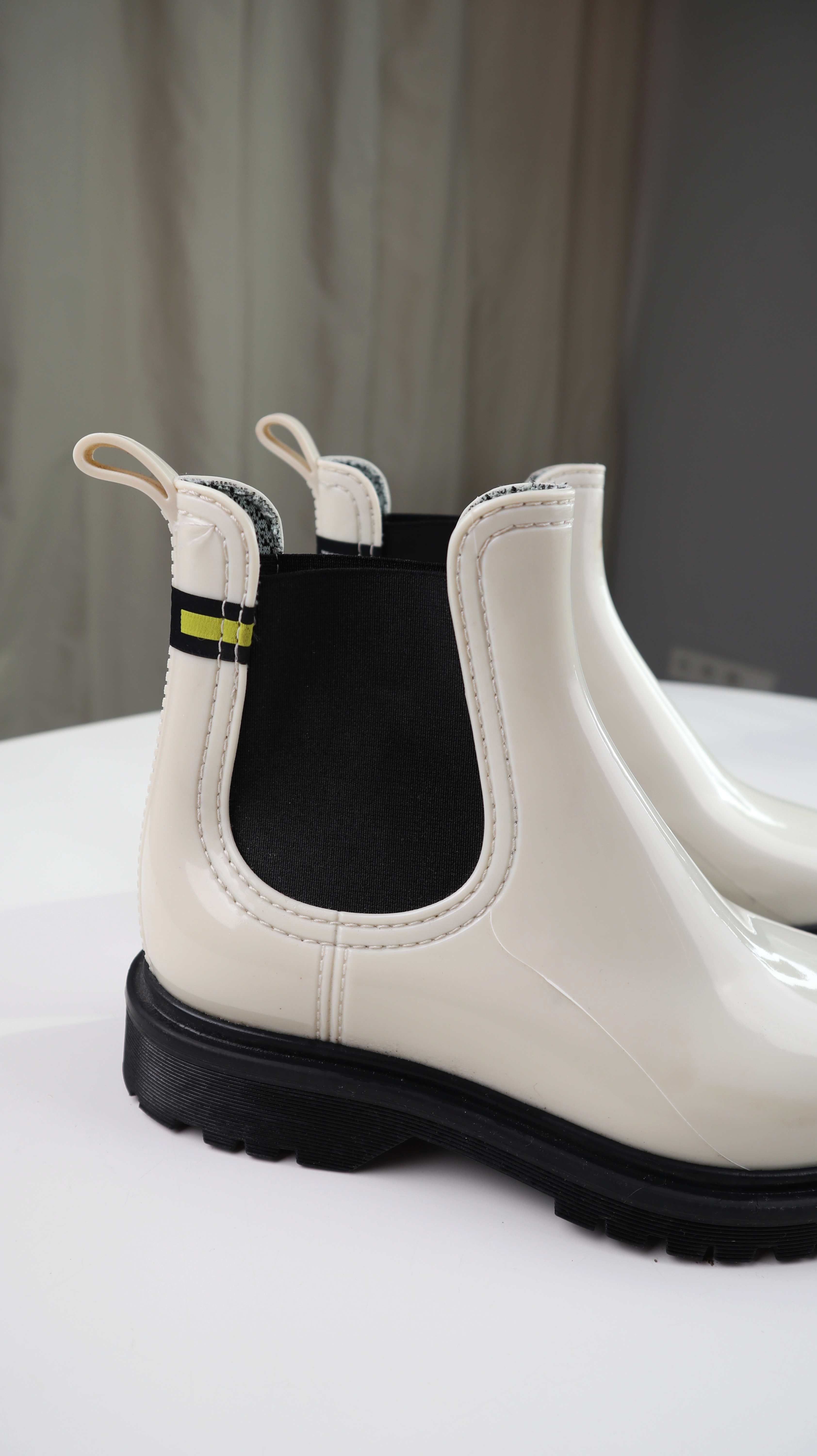 Lemon Jelly Gummistiefel Stiefel 39 weiß Creme Beige Regenschuhe