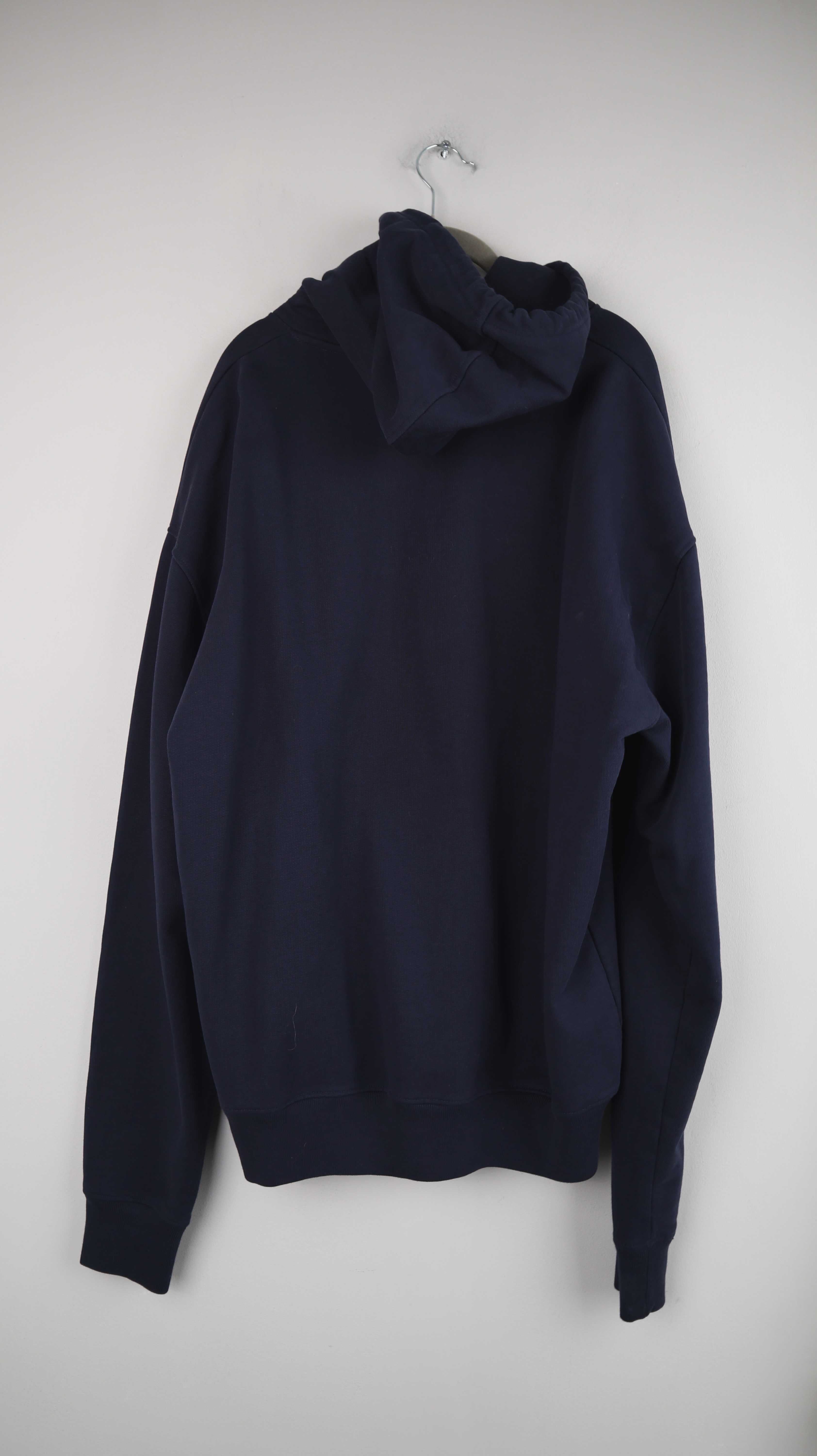 Highsnobiety Hoodie Sweater Blau dunkelblau M Paris Print