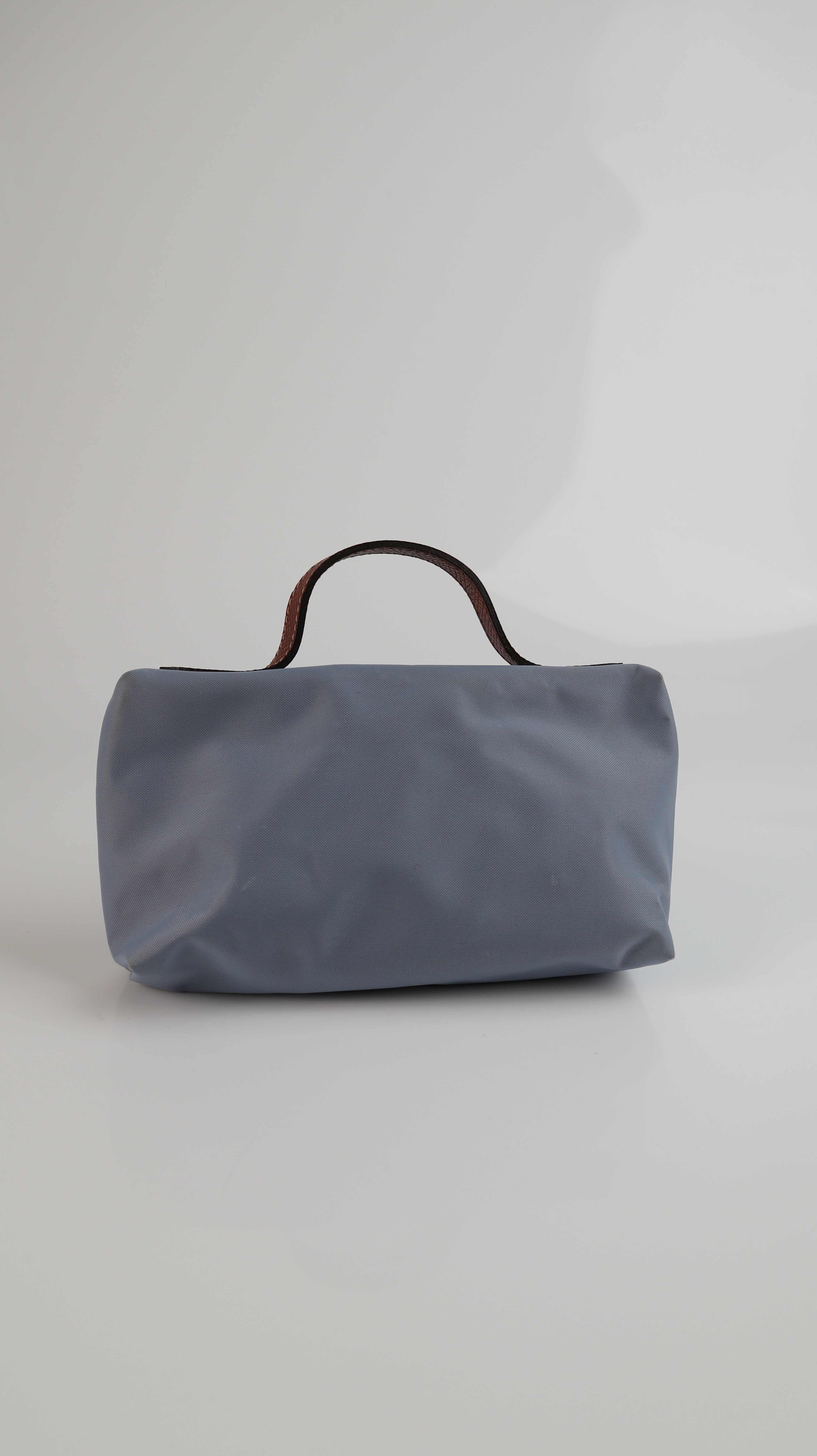 Longchamp Etui Mäppchen Blau Le Pliage Mostarda Kosmetiktasche Tasche