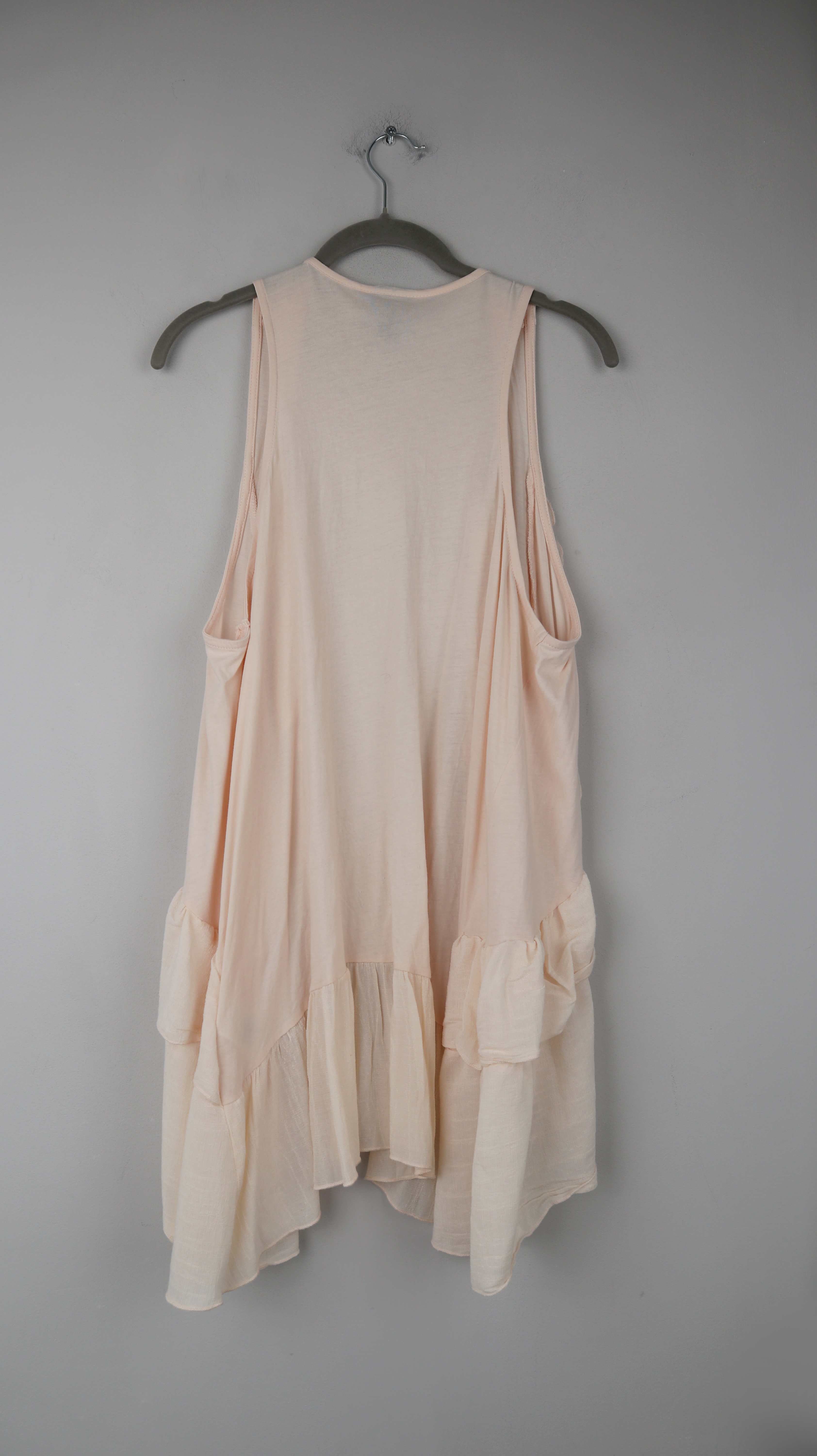 H&M Weste rosa 38 M Altrosa Cardigan basic Wasserfall