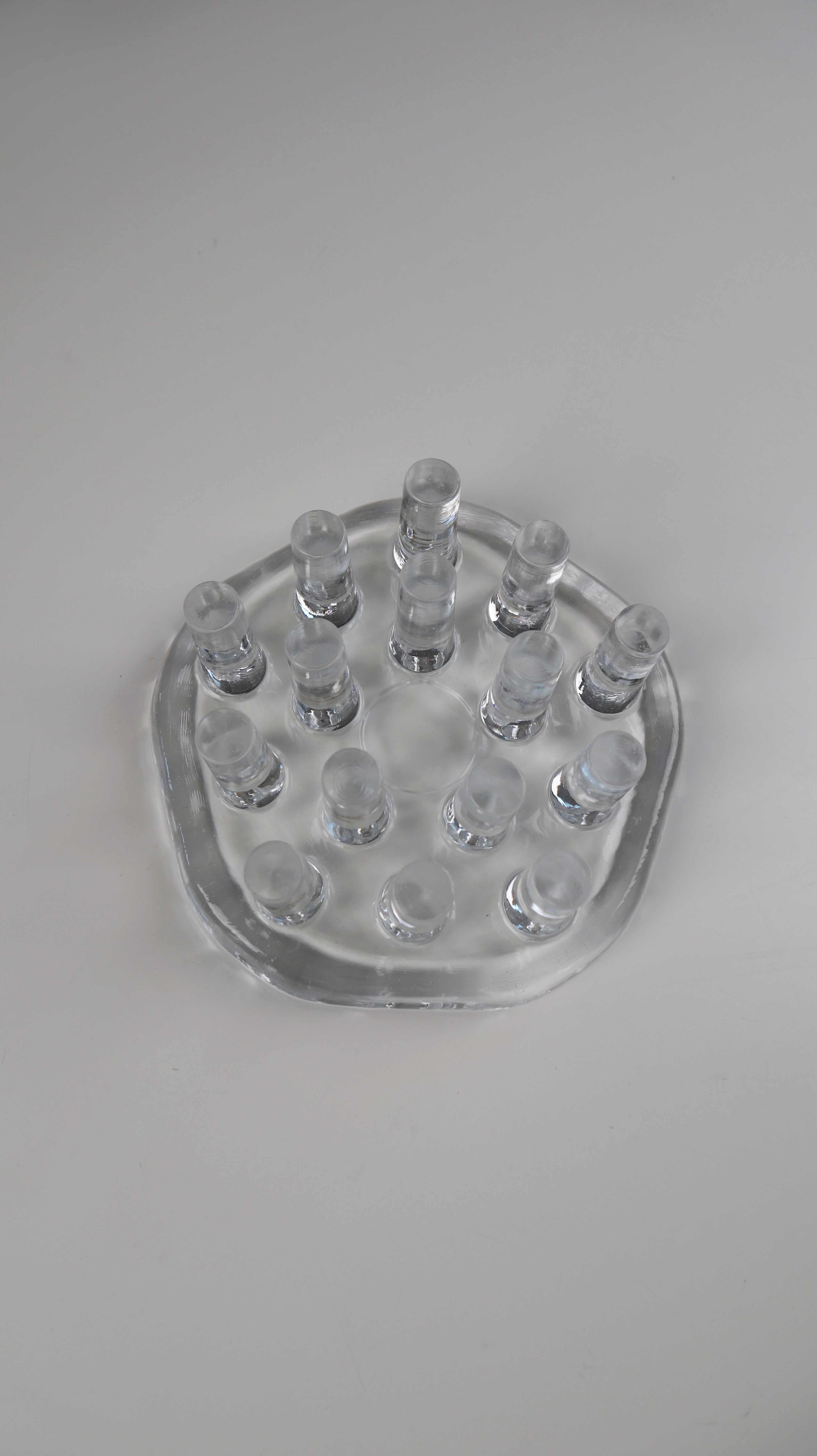 True Vintage Georgshütte Germany Stövchen Teeuntersetzer Glasstövchen 80er