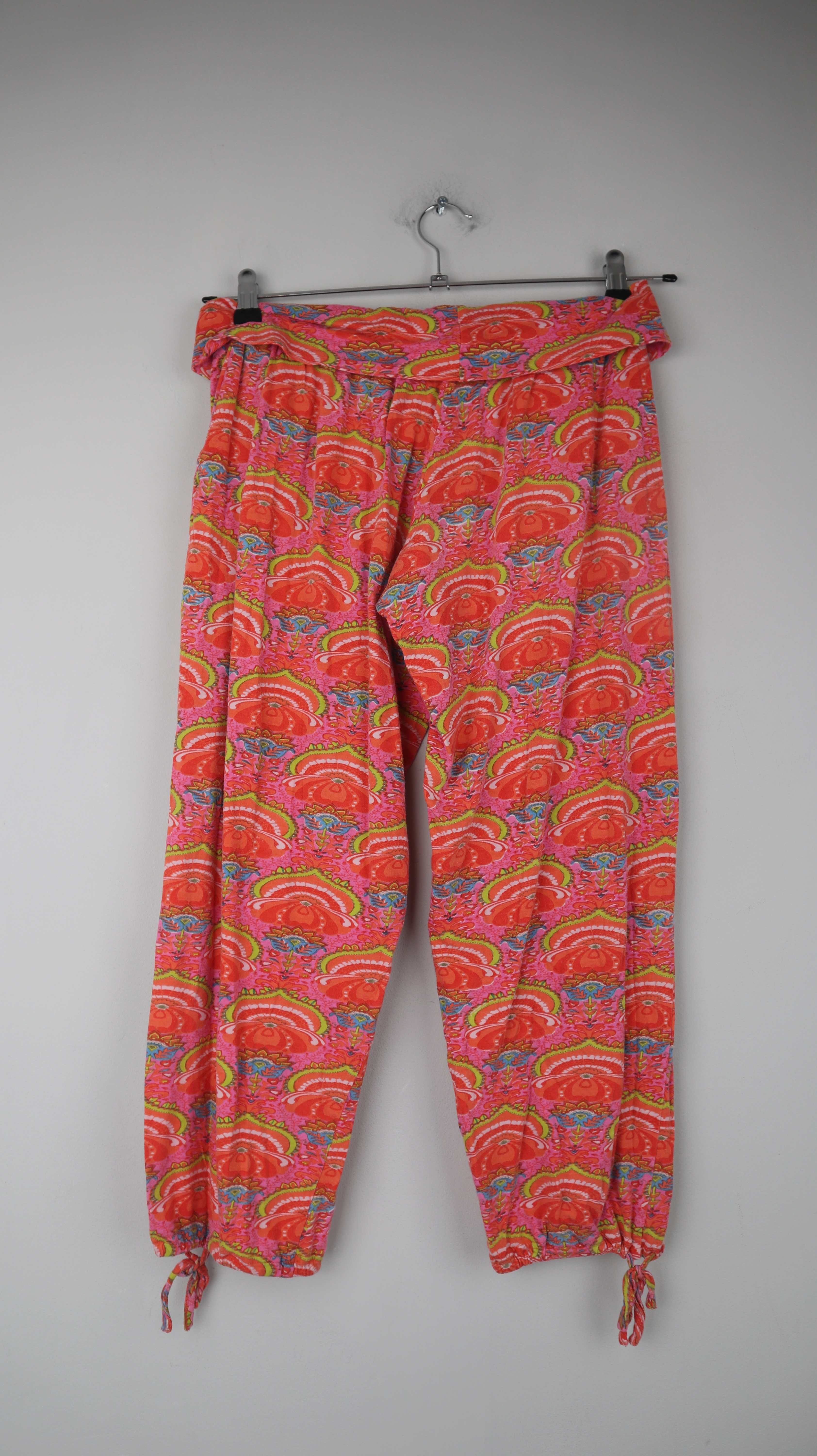 Deerberg Jogger Hose Chino 38 M rosa Orange Muster Sporthose