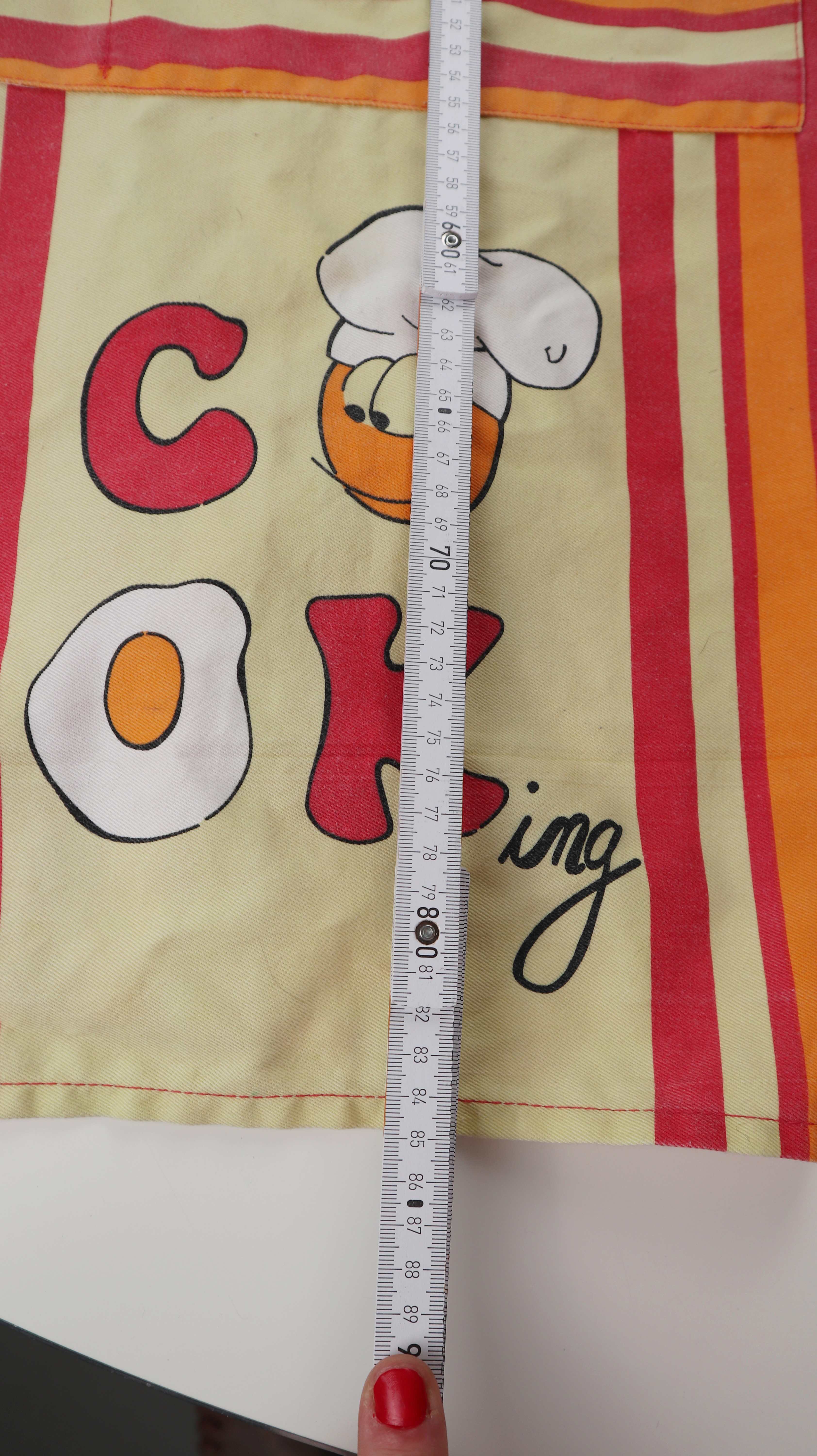 Schürze Kochschürze Backschürze Cooking orange pink