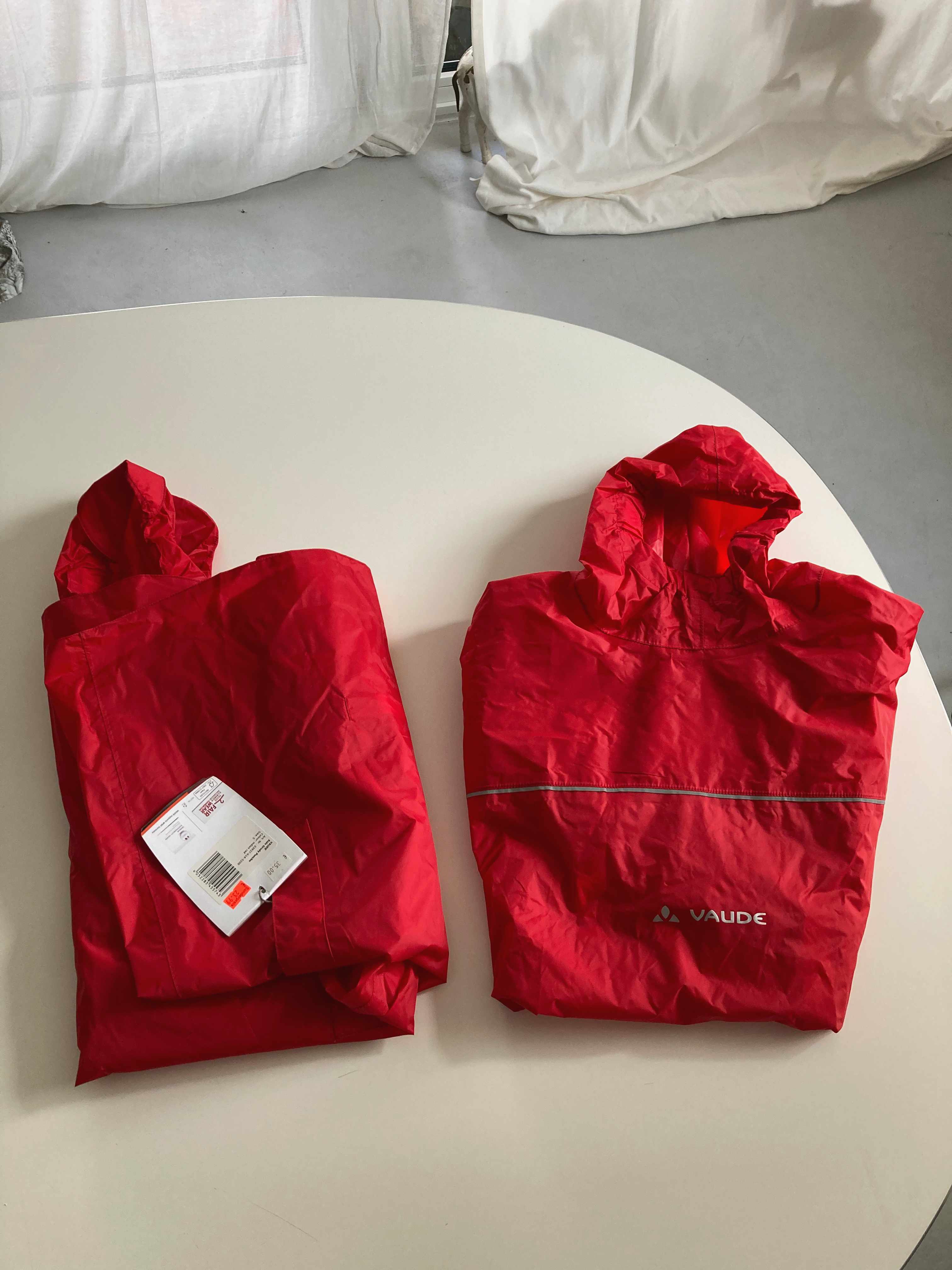 Vaude Regencapes Regencape neu Einheitsgröße Regenjacke rot