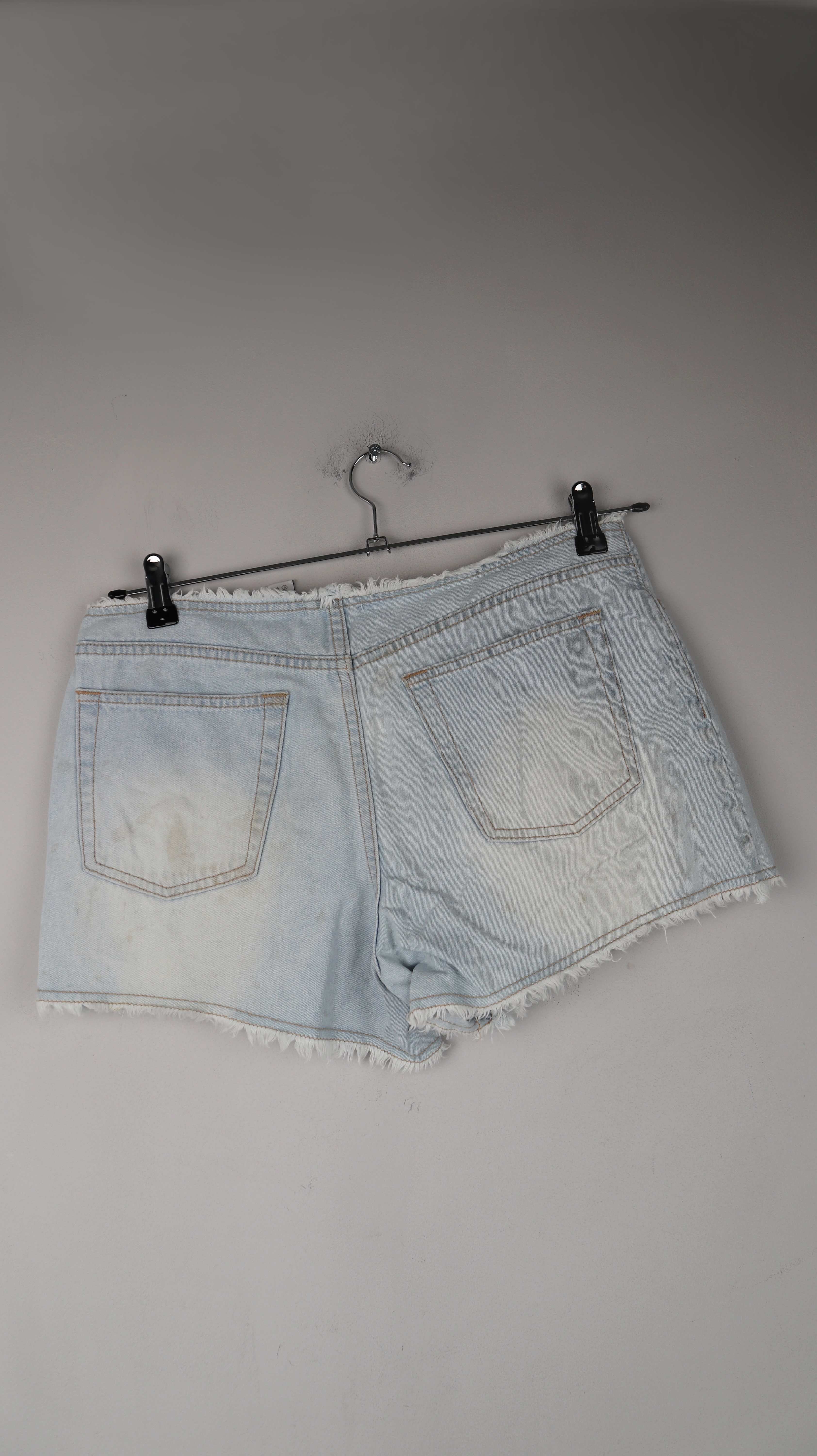 Clockhouse Shorts kurze Hose 40 L Jeansshorts Fransen basic