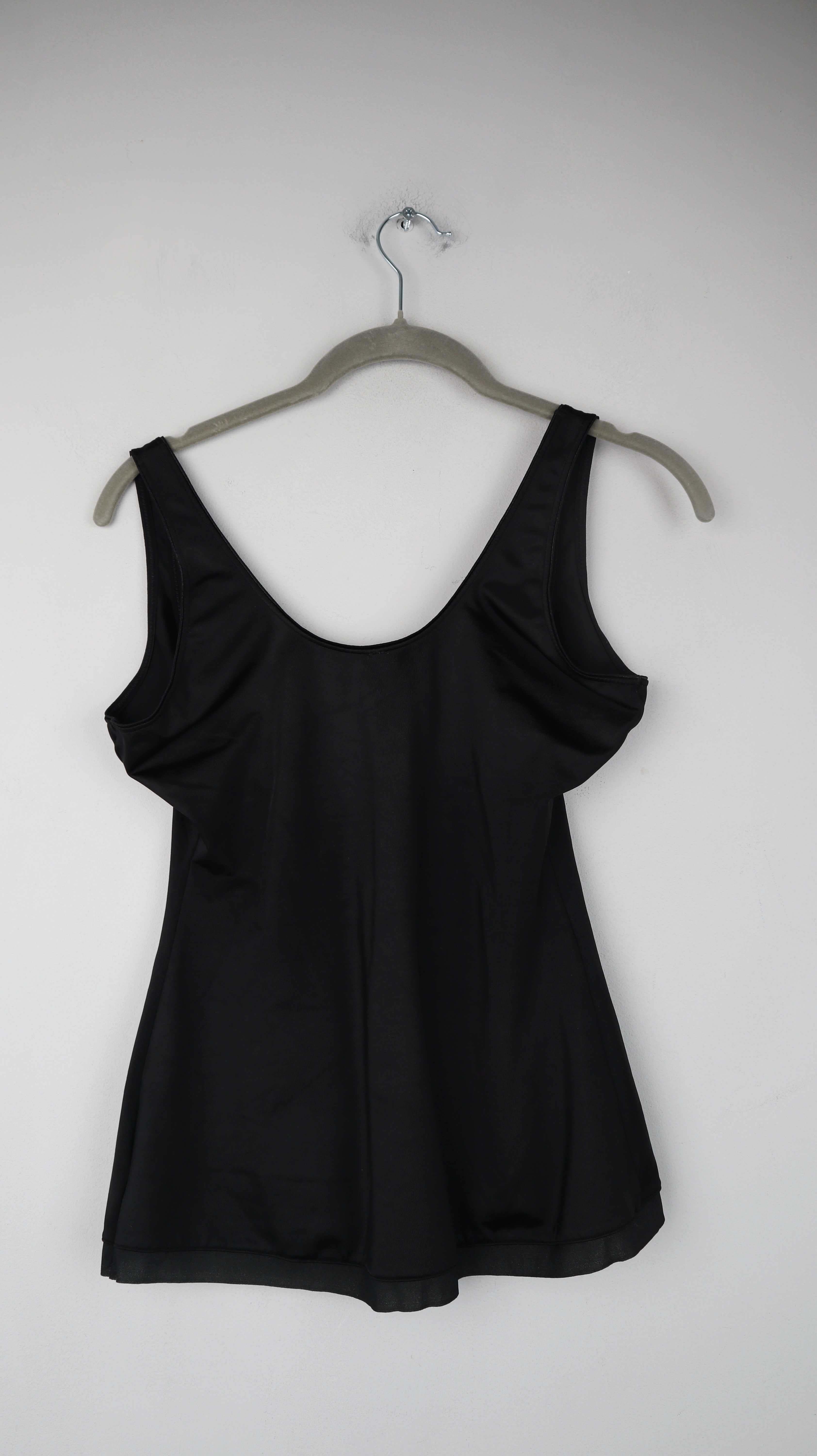 Top 40 L Stillen schwarz basic einfarbig