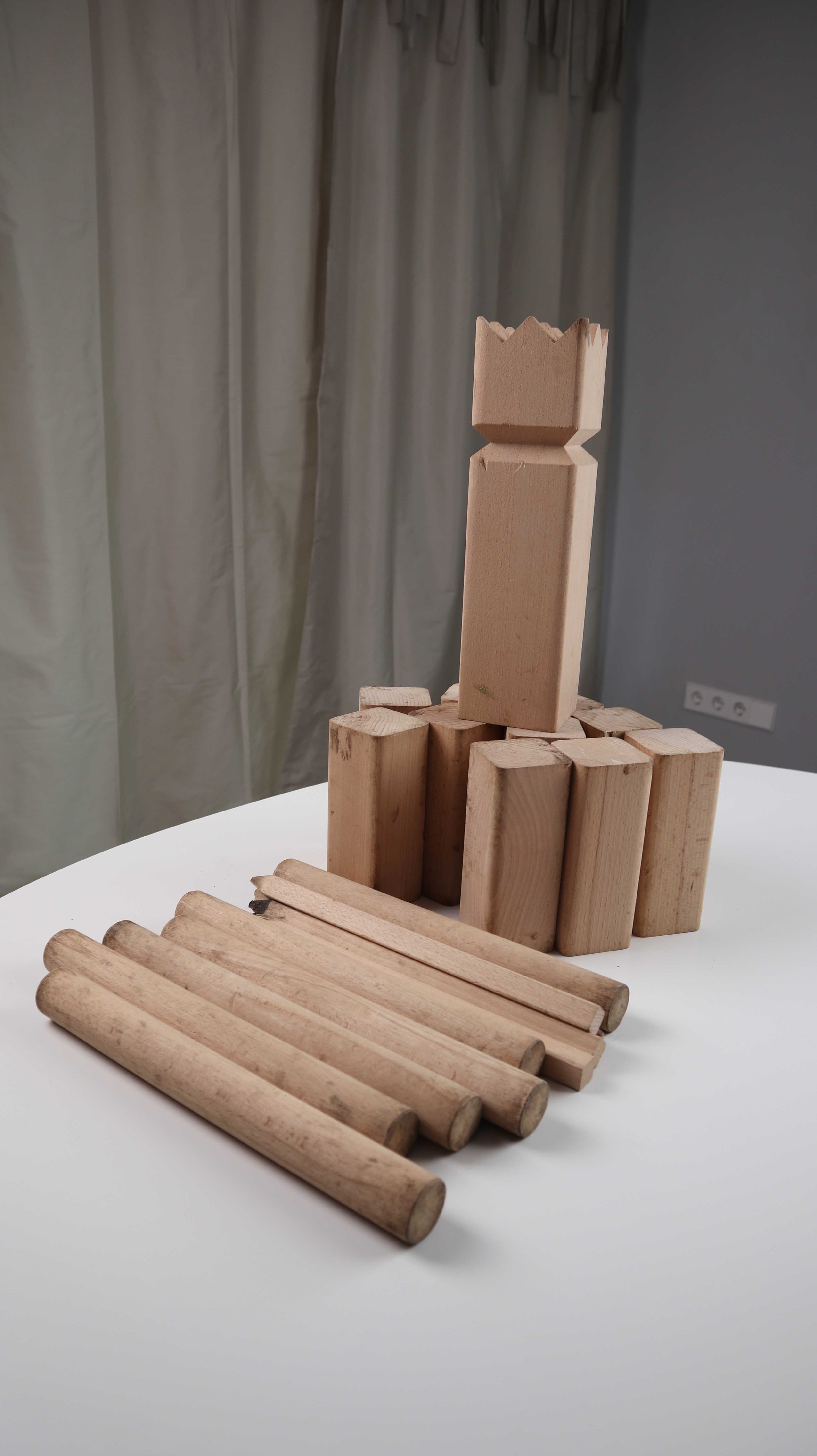 Wikinger Wikingerspiel Holzspiel Wurfspiel Kubb Outdoorspiel
