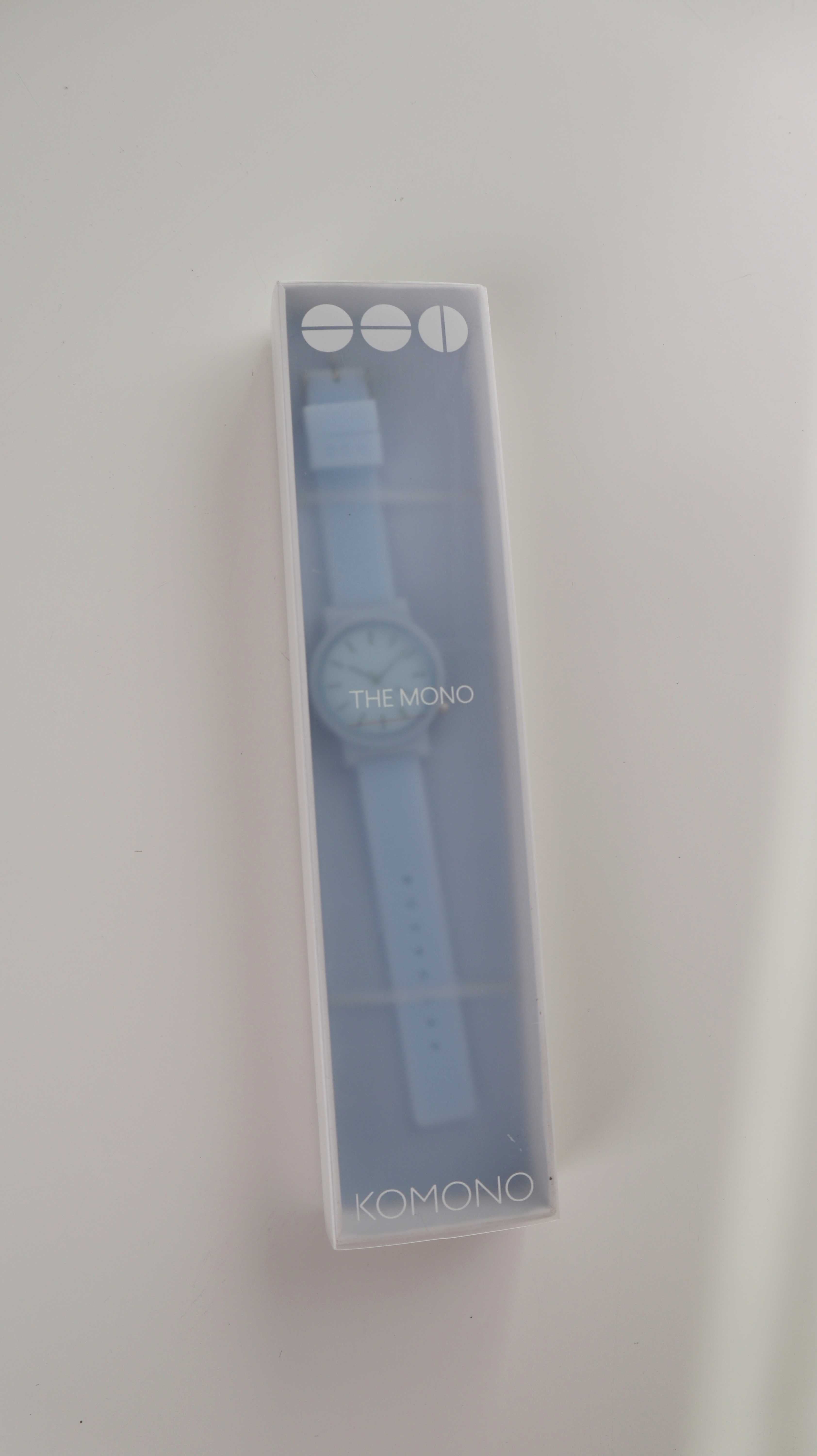 Komono Uhr Blau Neu The Mono Armbanduhr Hellblau