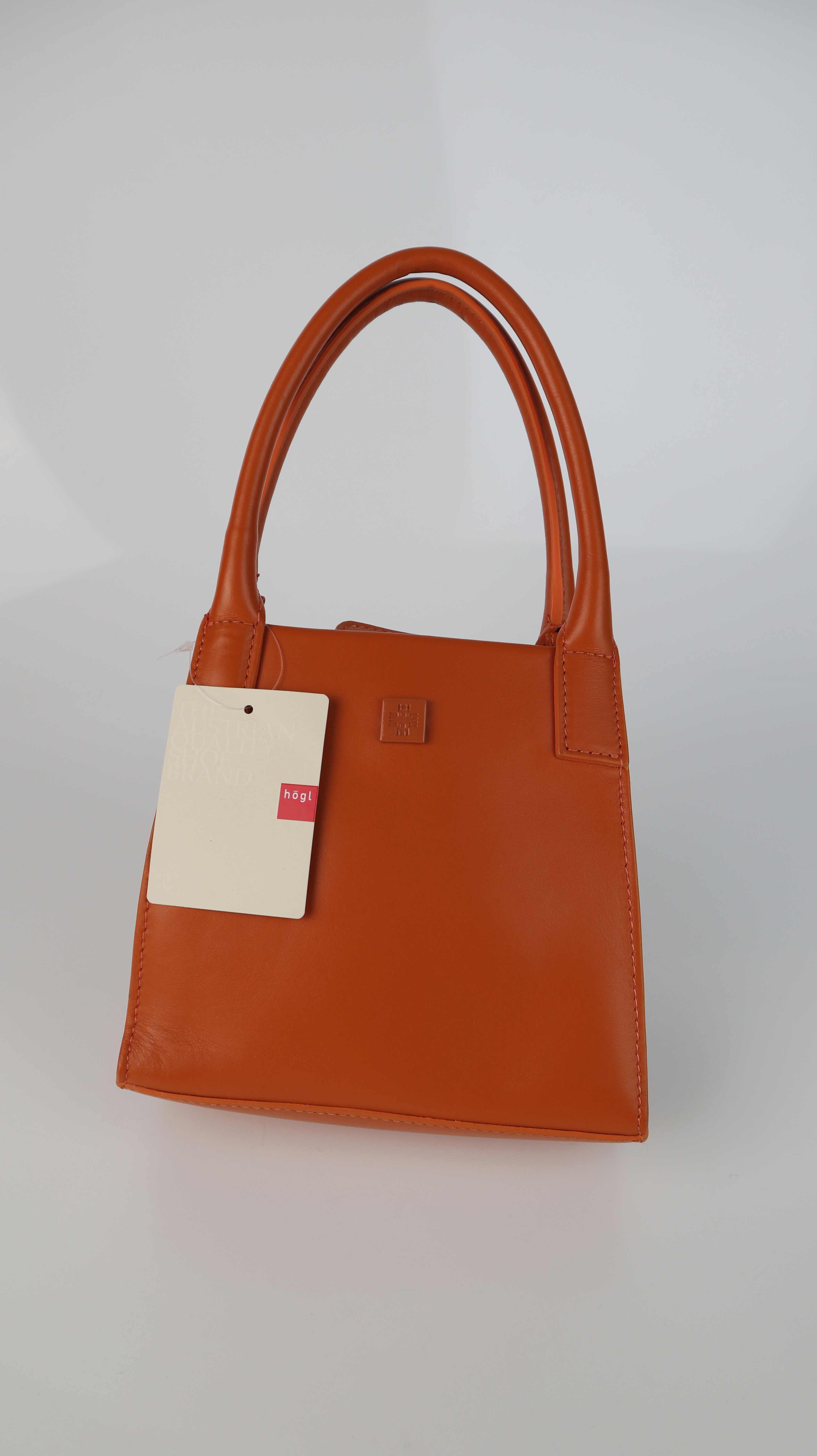Högl Tasche Handtasche Minitasche neu Orange Ledertasche Hobobag