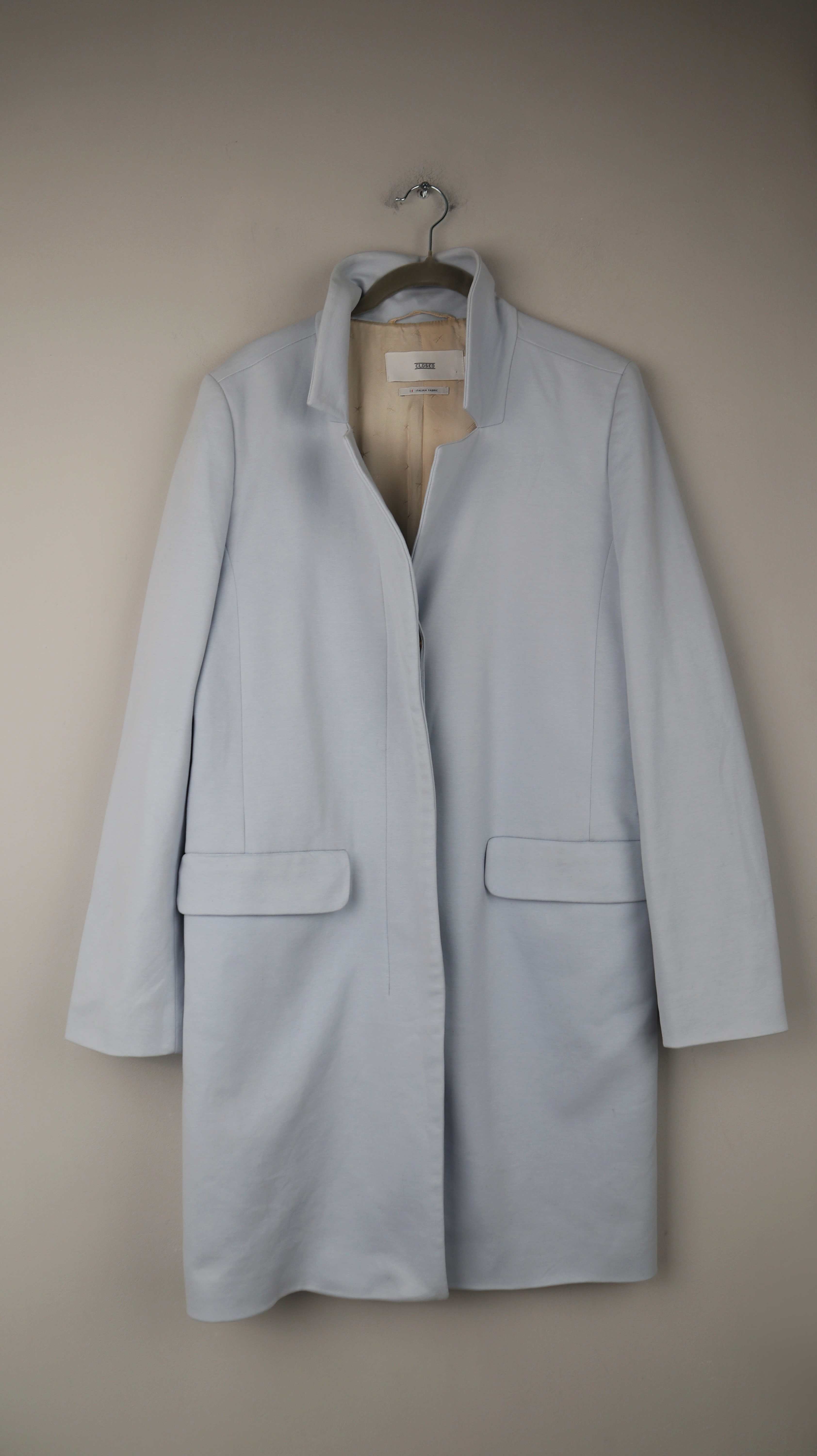 Closed Mantel Blau Hellblau Pori 36 S Baumwolle