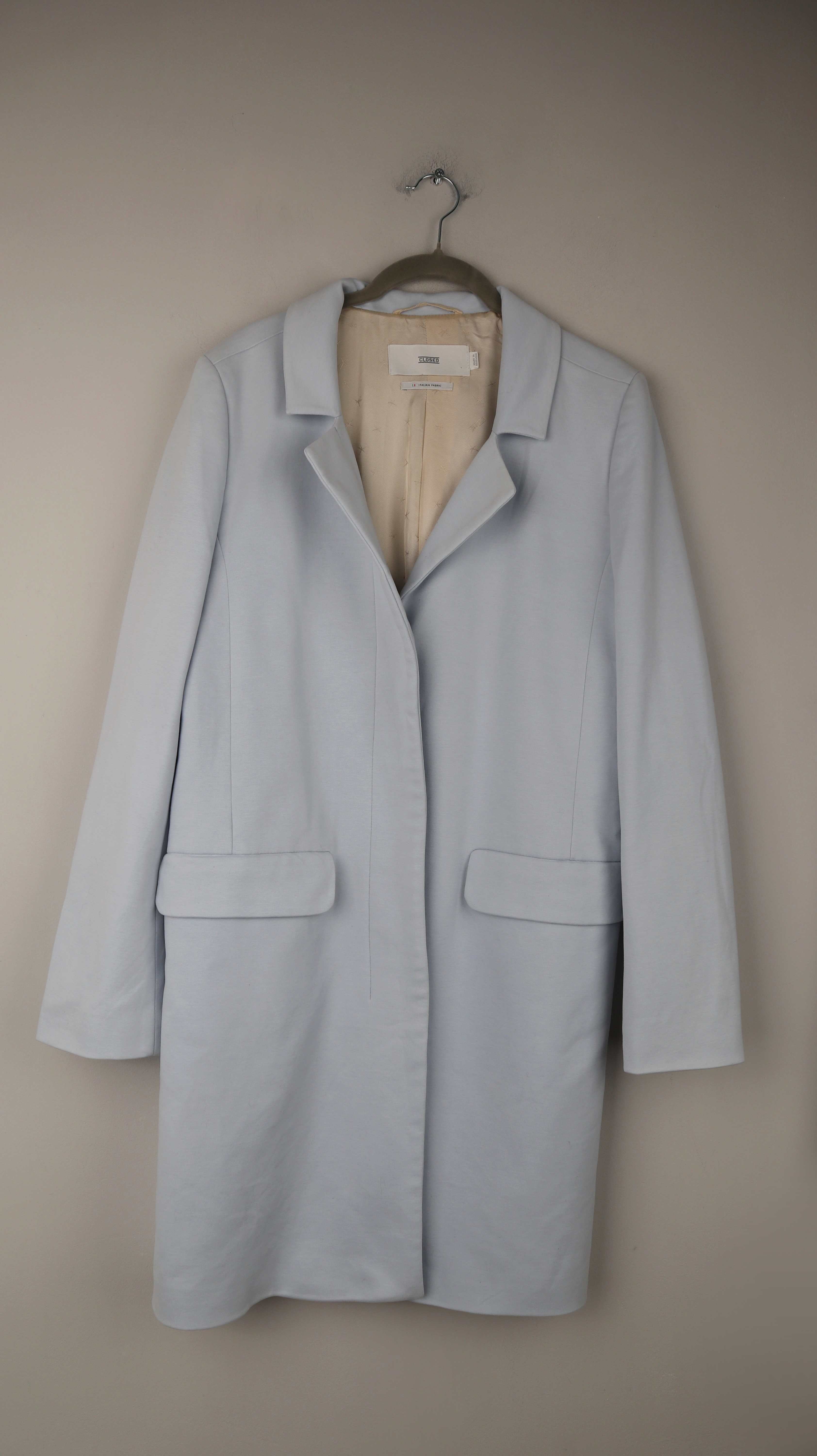 Closed Mantel Blau Hellblau Pori 36 S Baumwolle