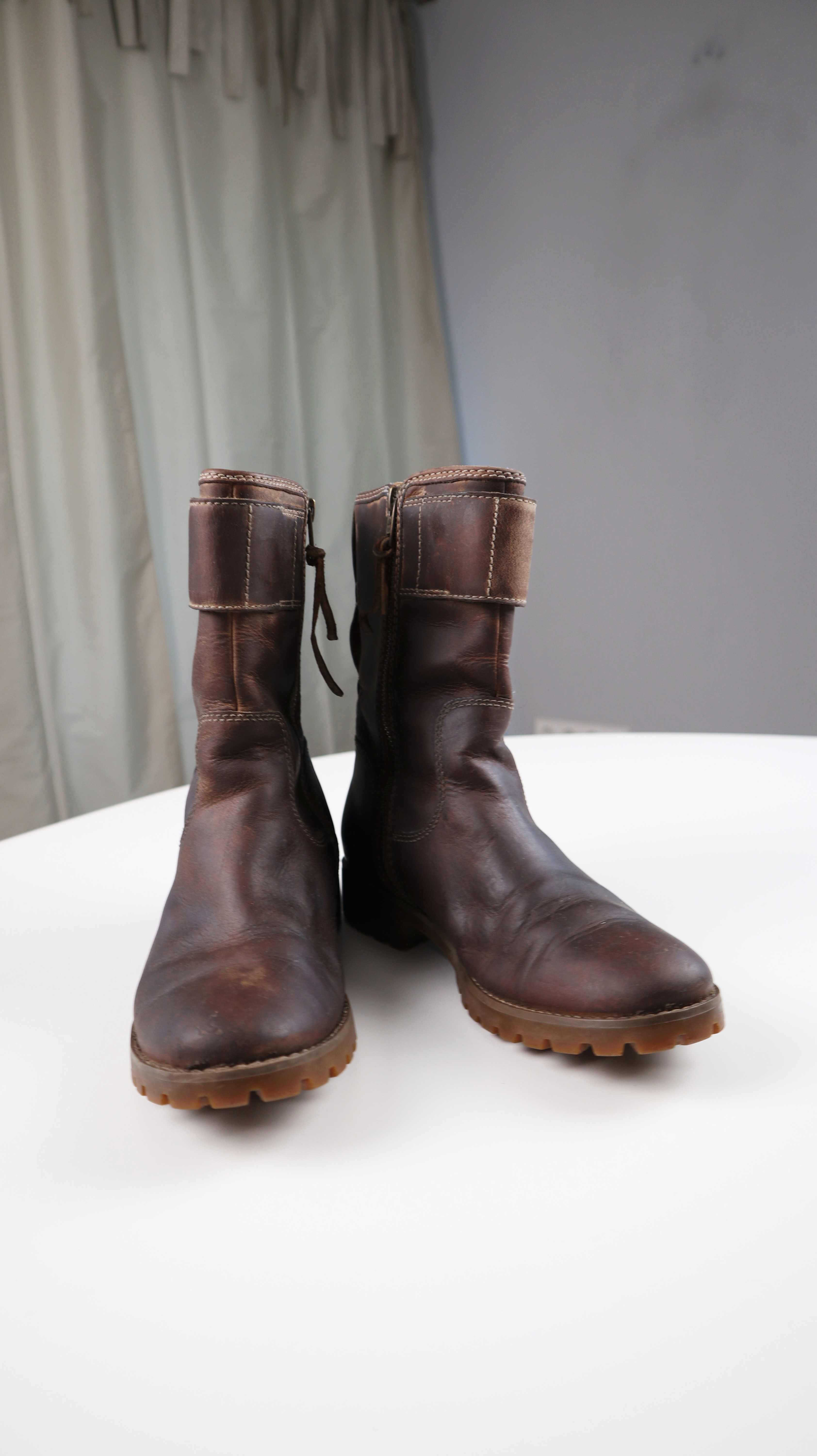 Timberland Stiefel Stiefeletten braun 38 Lederstiefel Boots