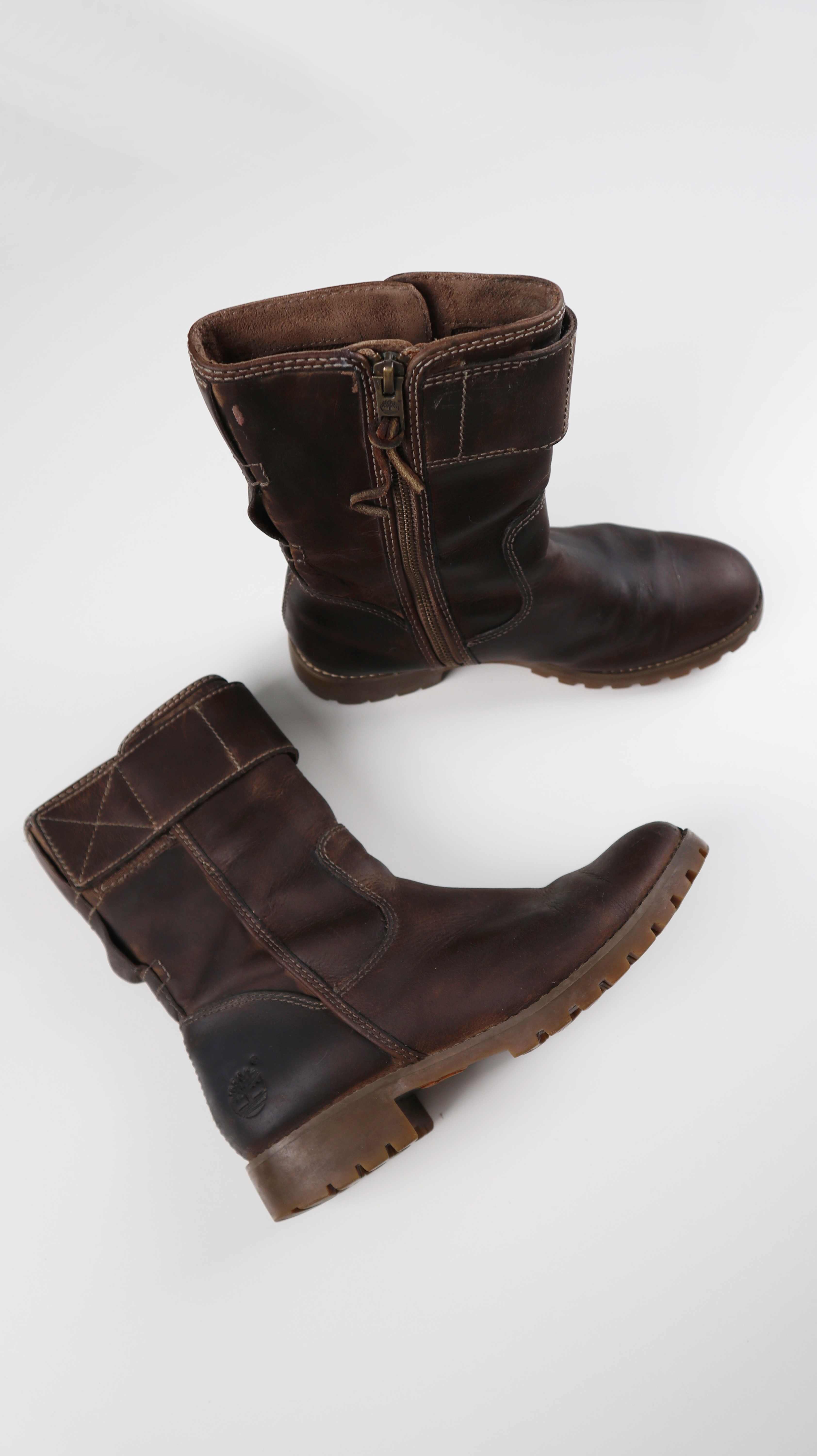 Timberland Stiefel Stiefeletten braun 38 Lederstiefel Boots