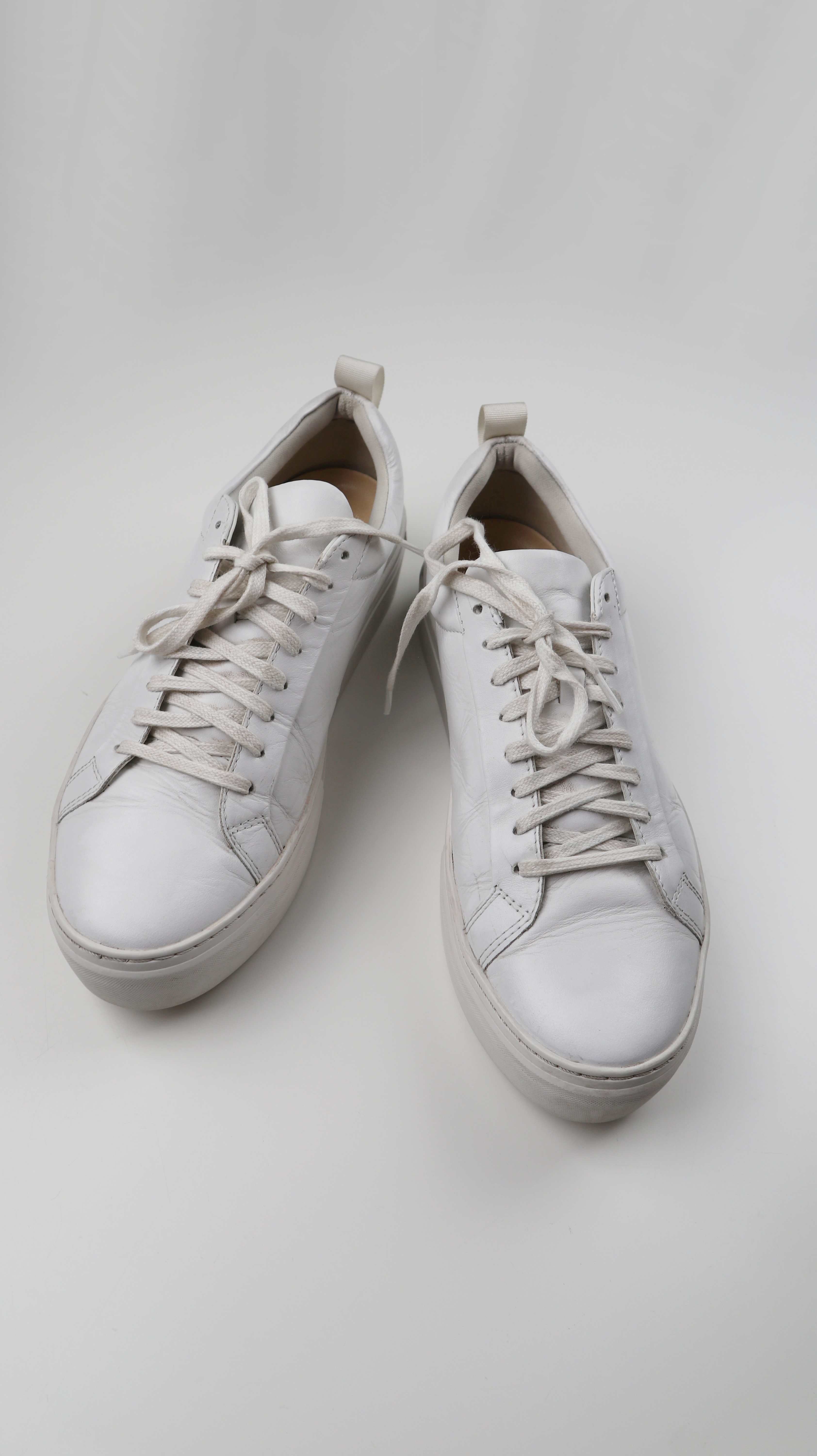 Vagabond Sneaker Turnschuhe weiß 41 Leder Ledersneaker Schnürer