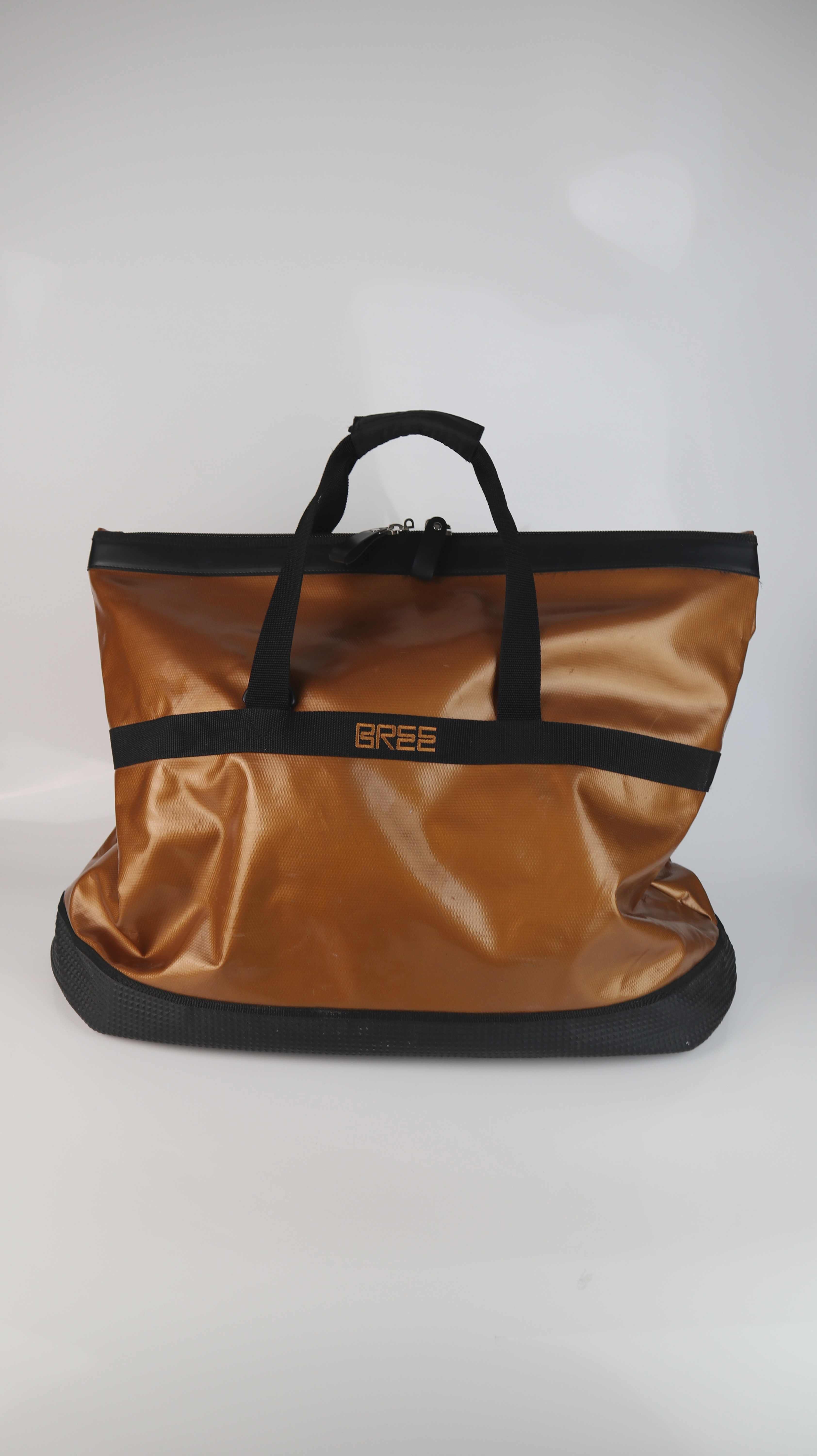 BREE Reisetasche Tasche Weekender Metallic Schwarz Braun LKW Plane