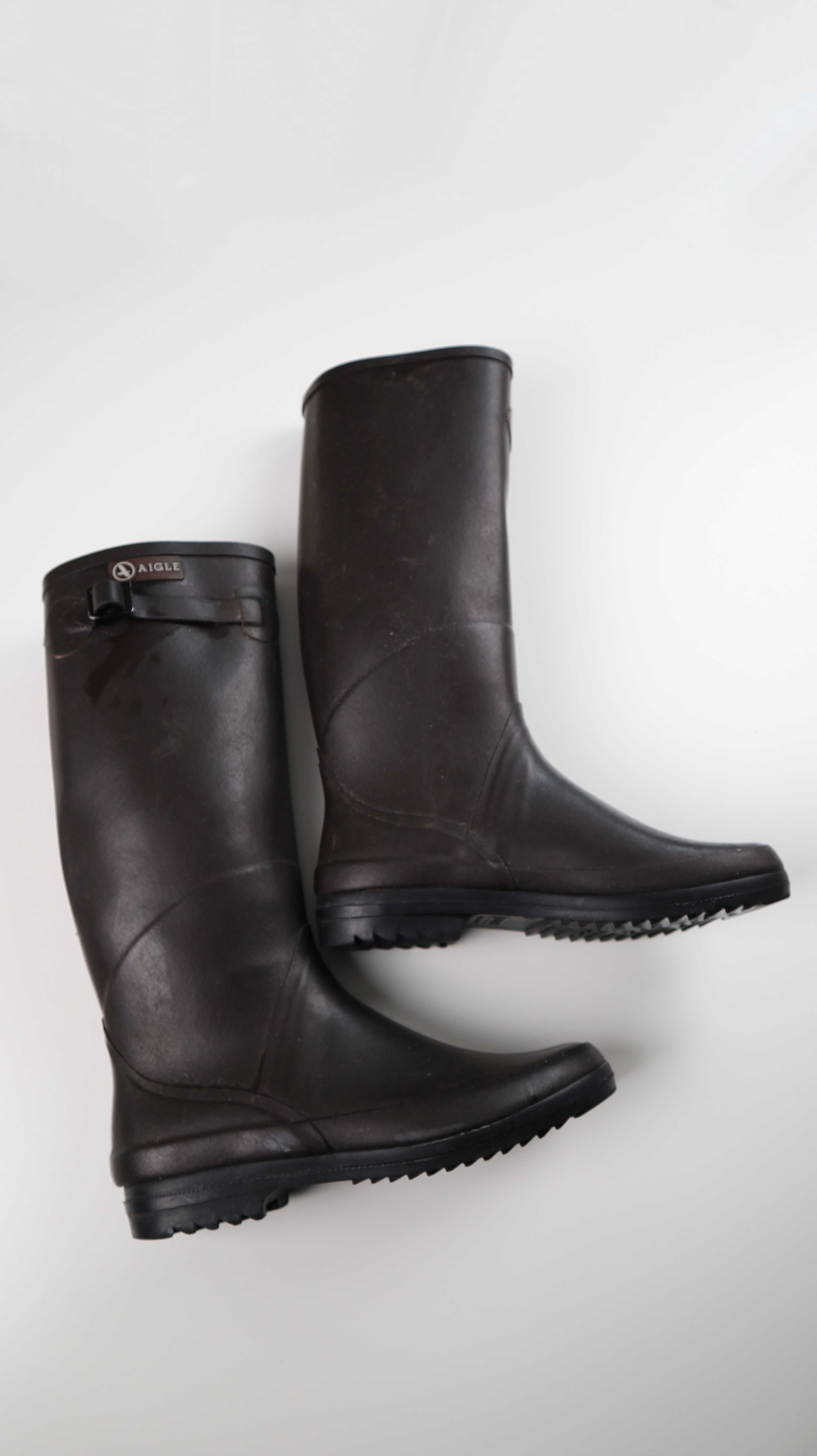 Aigle Gummistiefel Braun Regenstiefel Stiefel 37