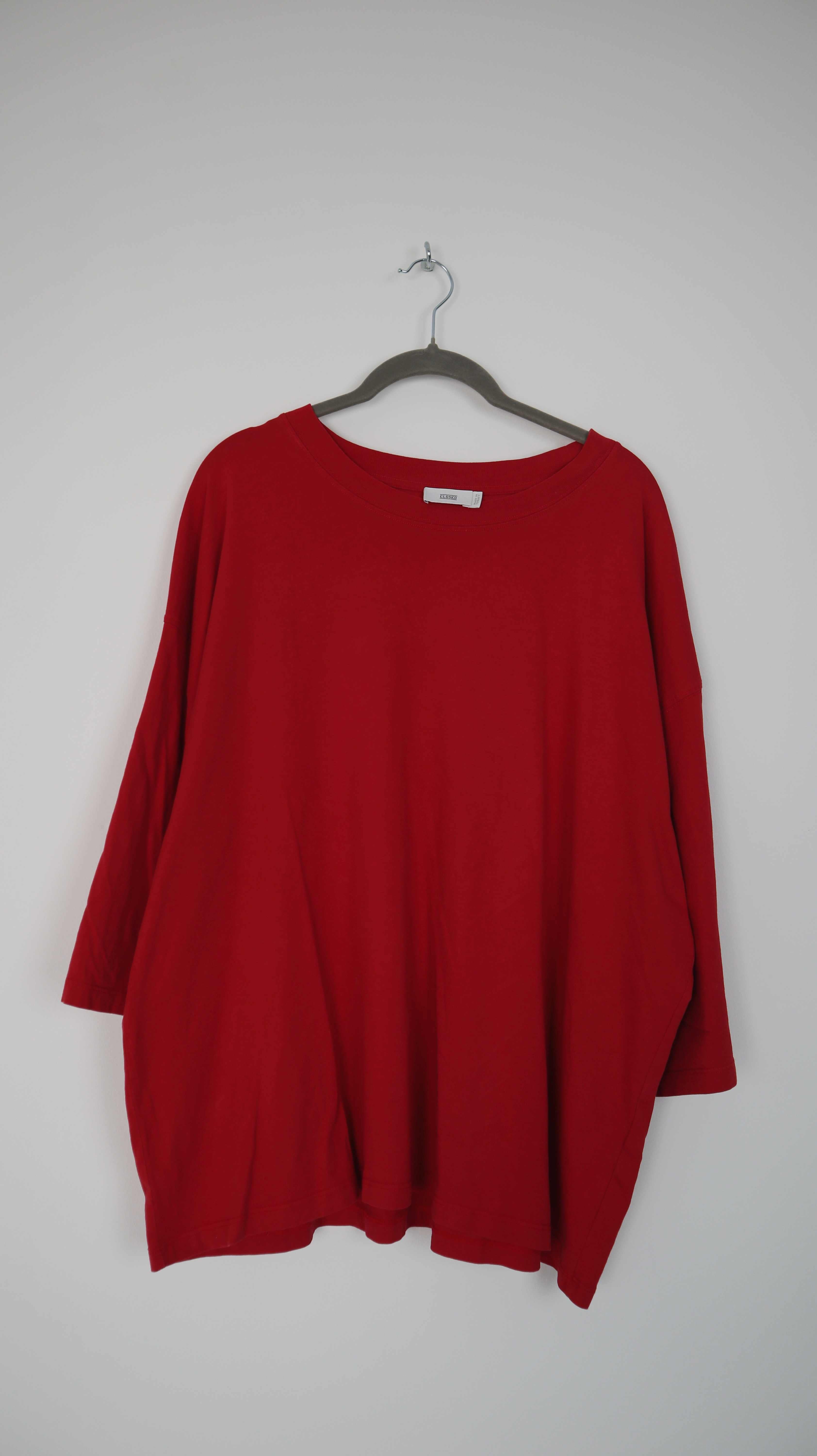 Closed Shirt rot basic 40 L einfarbig Baumwollshirt dunkelrot