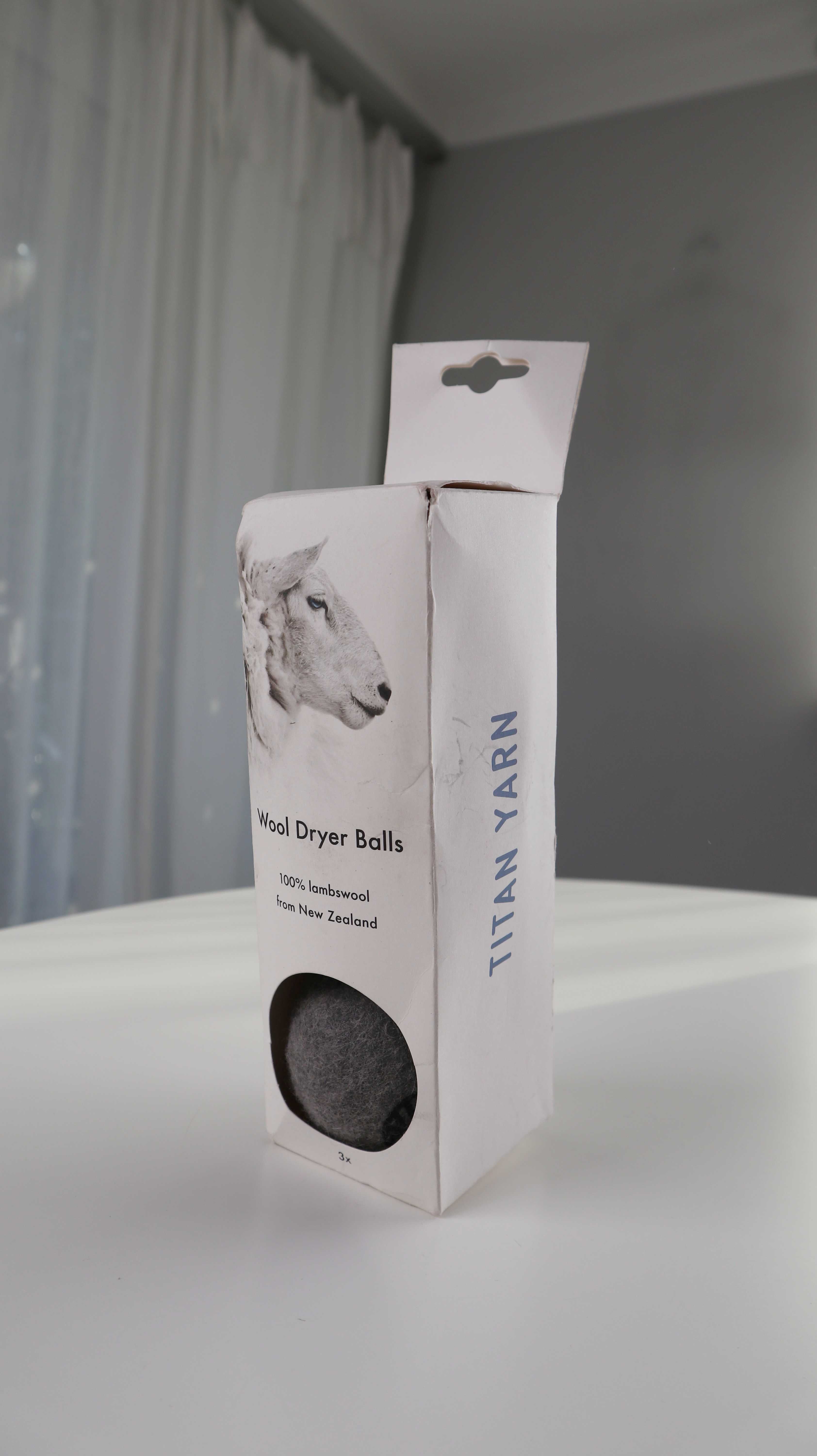 Wool dryer Balls Trocknerbälle weiß Lammwolle 3 Stück