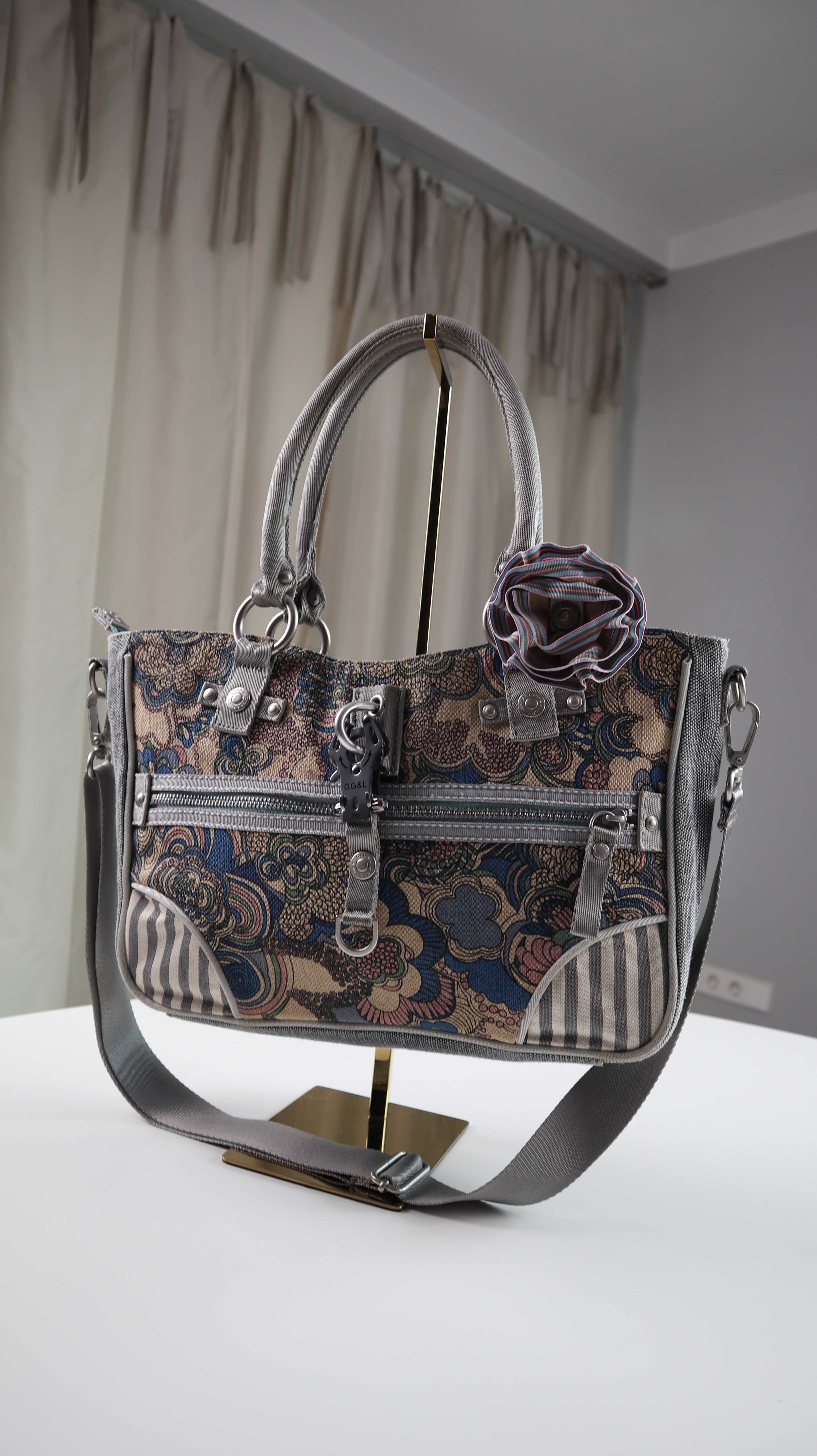 George Gina & Lucy Tasche Handtasche blau denim Edition Lieber-Tee
