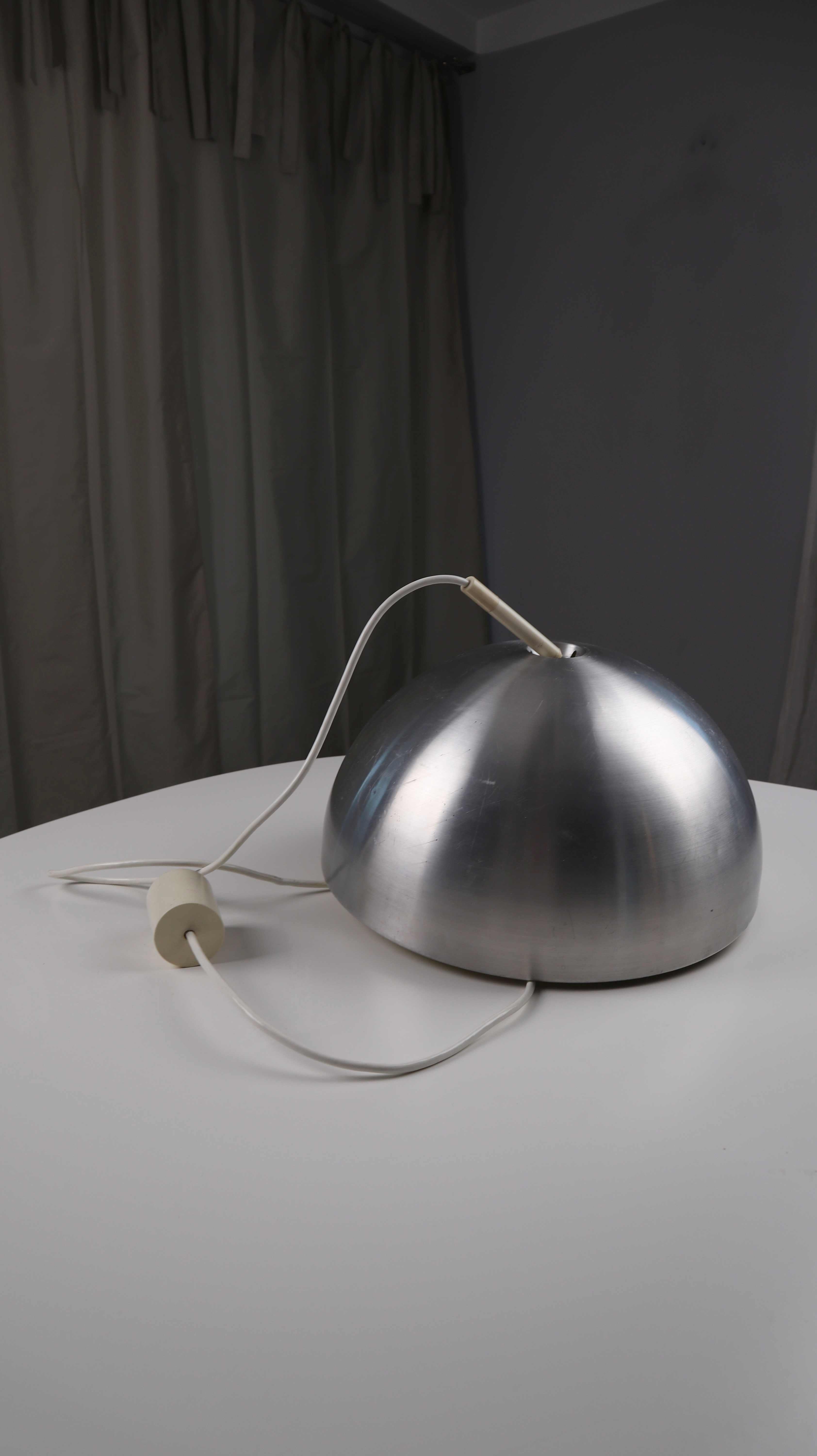 Staff Lampe Deckenlampe Hängelampe rund Chrom silber 60er 70er