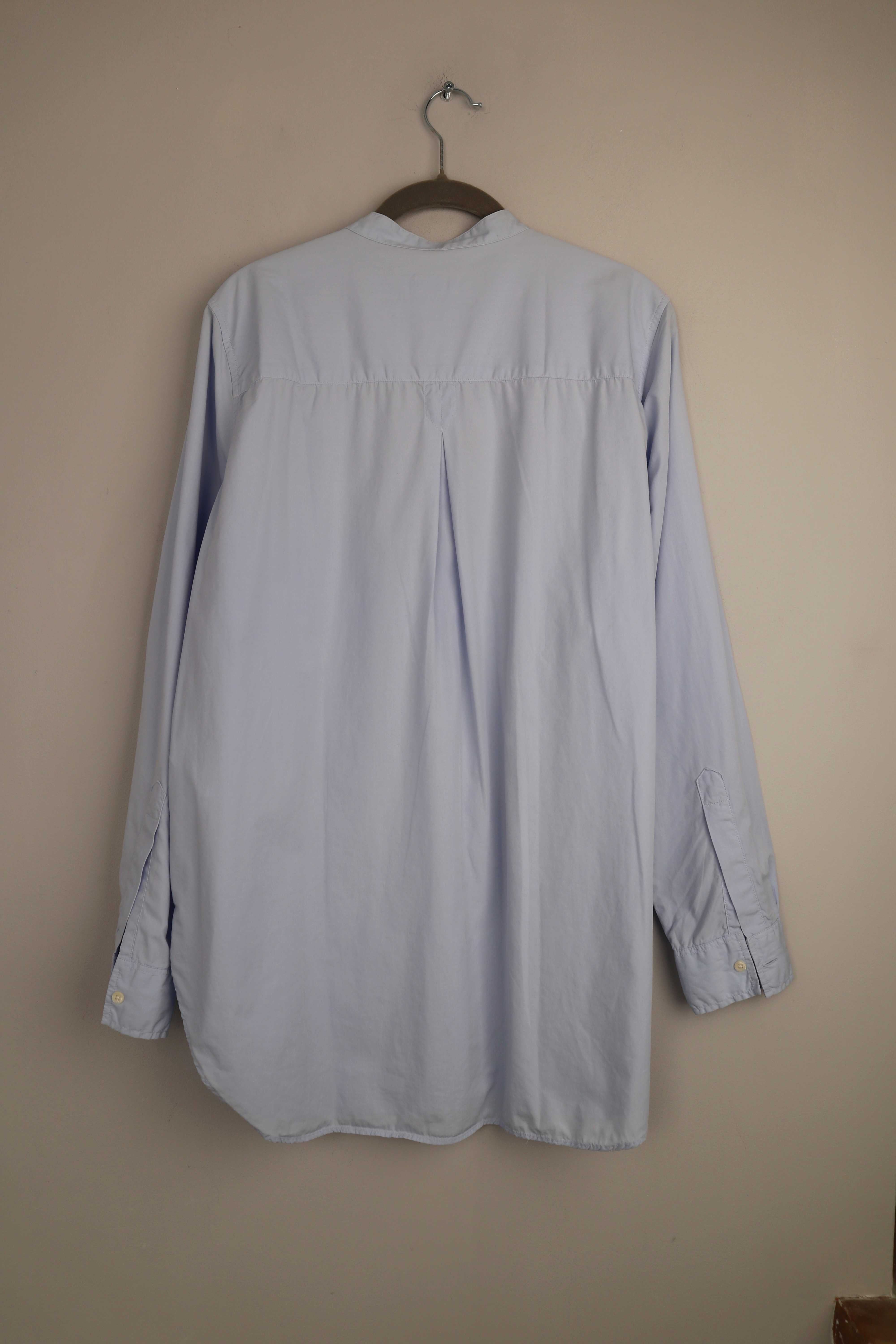 Closed Bluse Hemd Blau hellblau Shirt 40 L einfarbig basic
