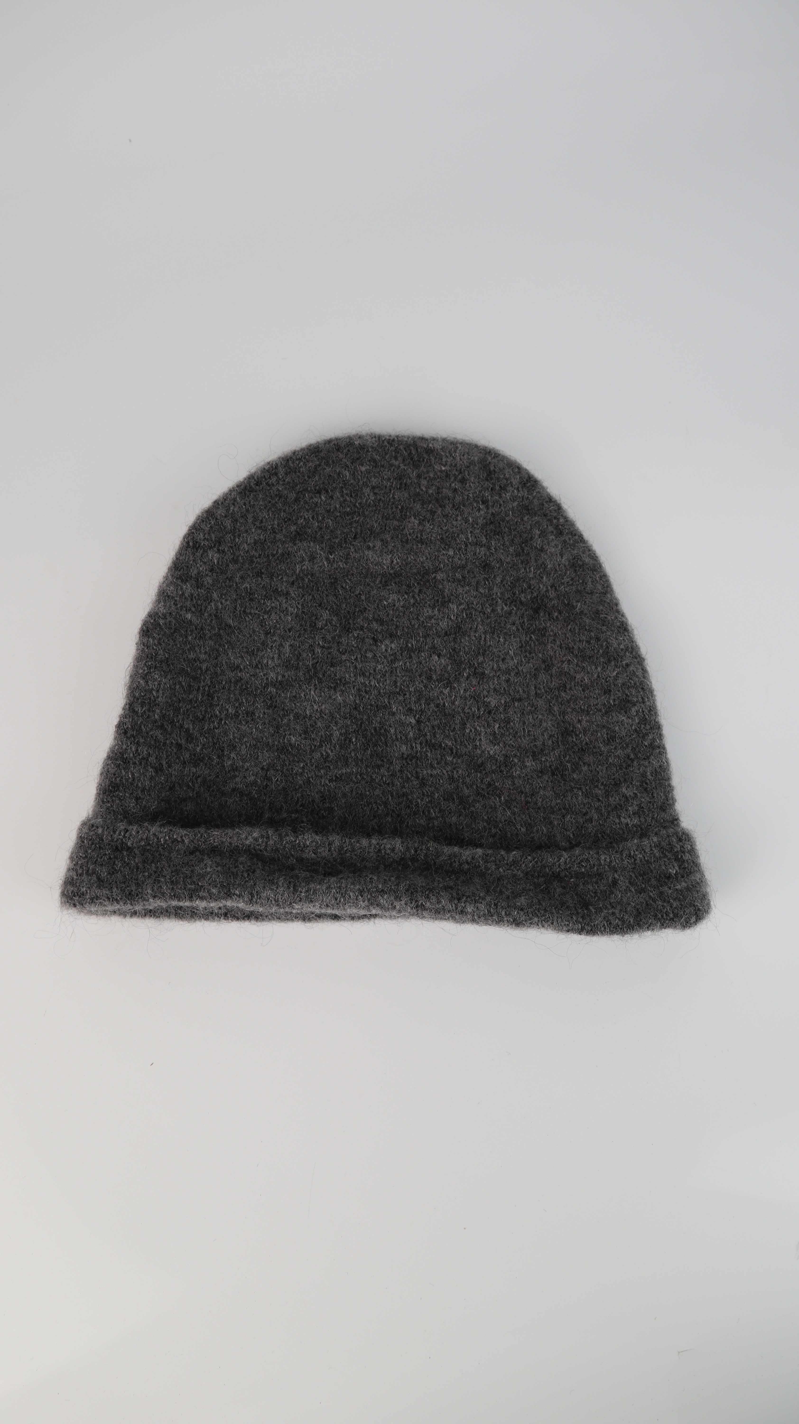 Selected Femme Mütze Wollmütze Strickmütze Beanie grau dunkelgrau