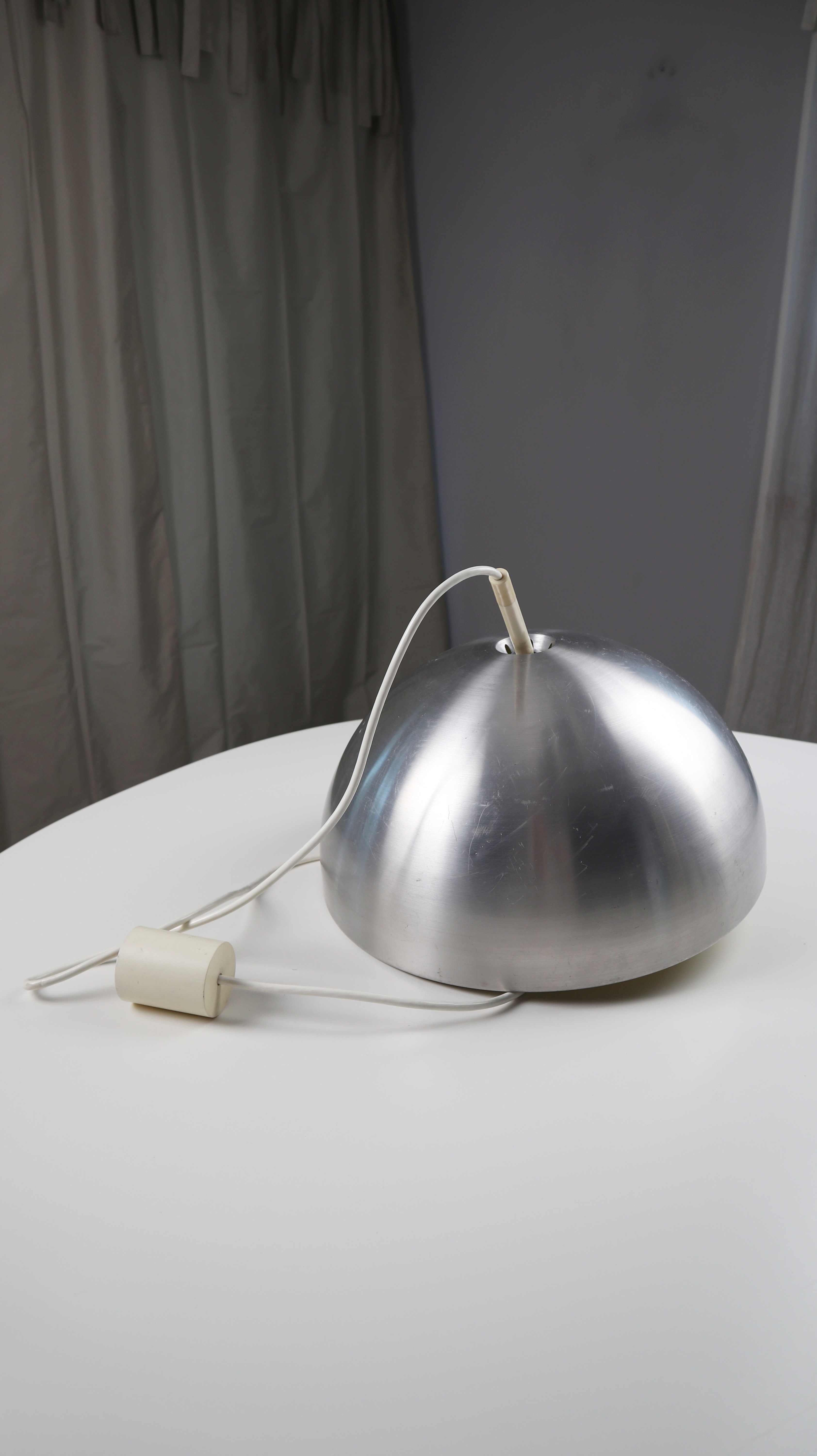 Staff Lampe Deckenlampe Hängelampe rund Chrom silber 60er 70er