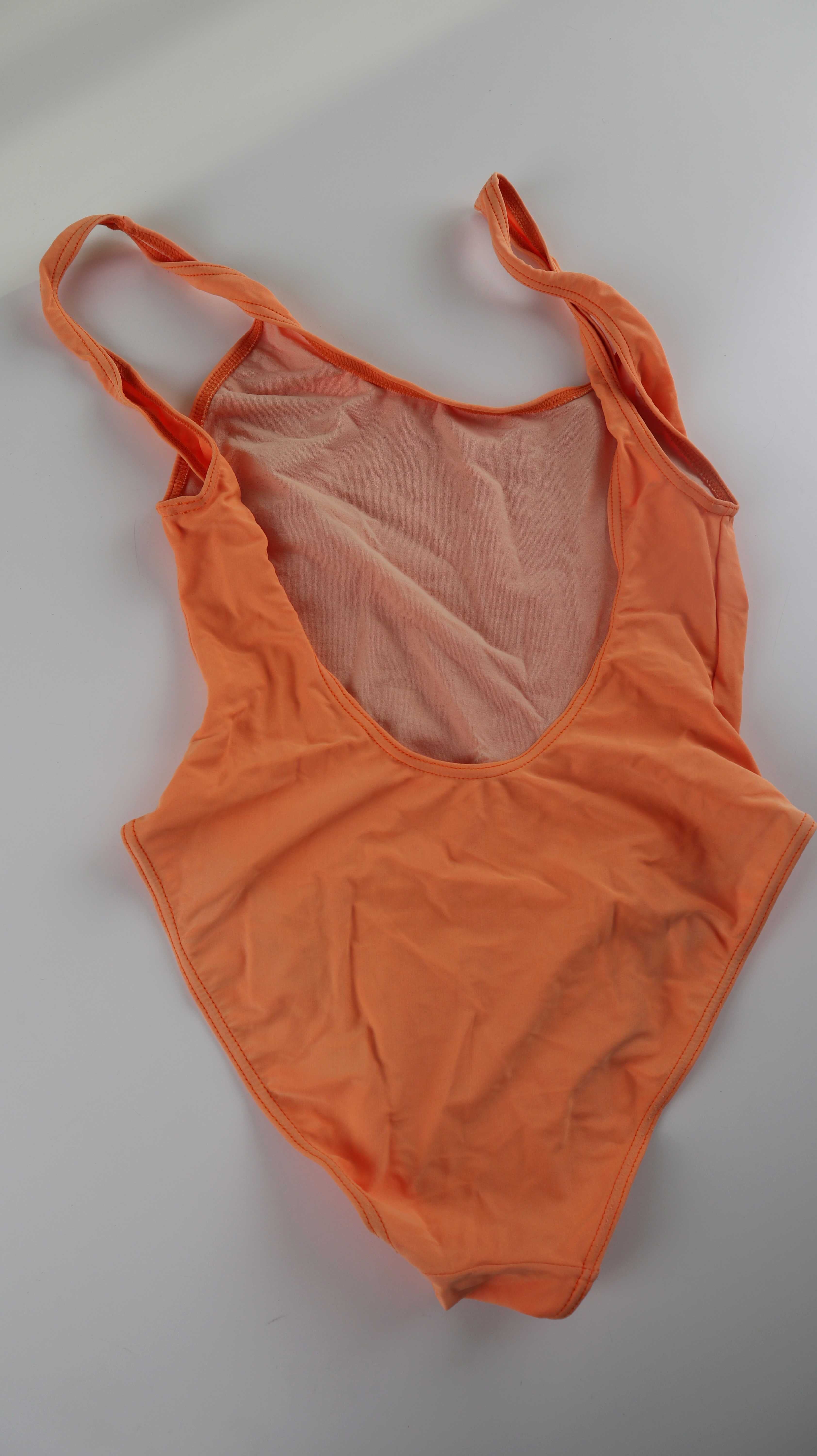 Pamela Shaw Badeanzug Orange 40 L Bikini einfarbig basic