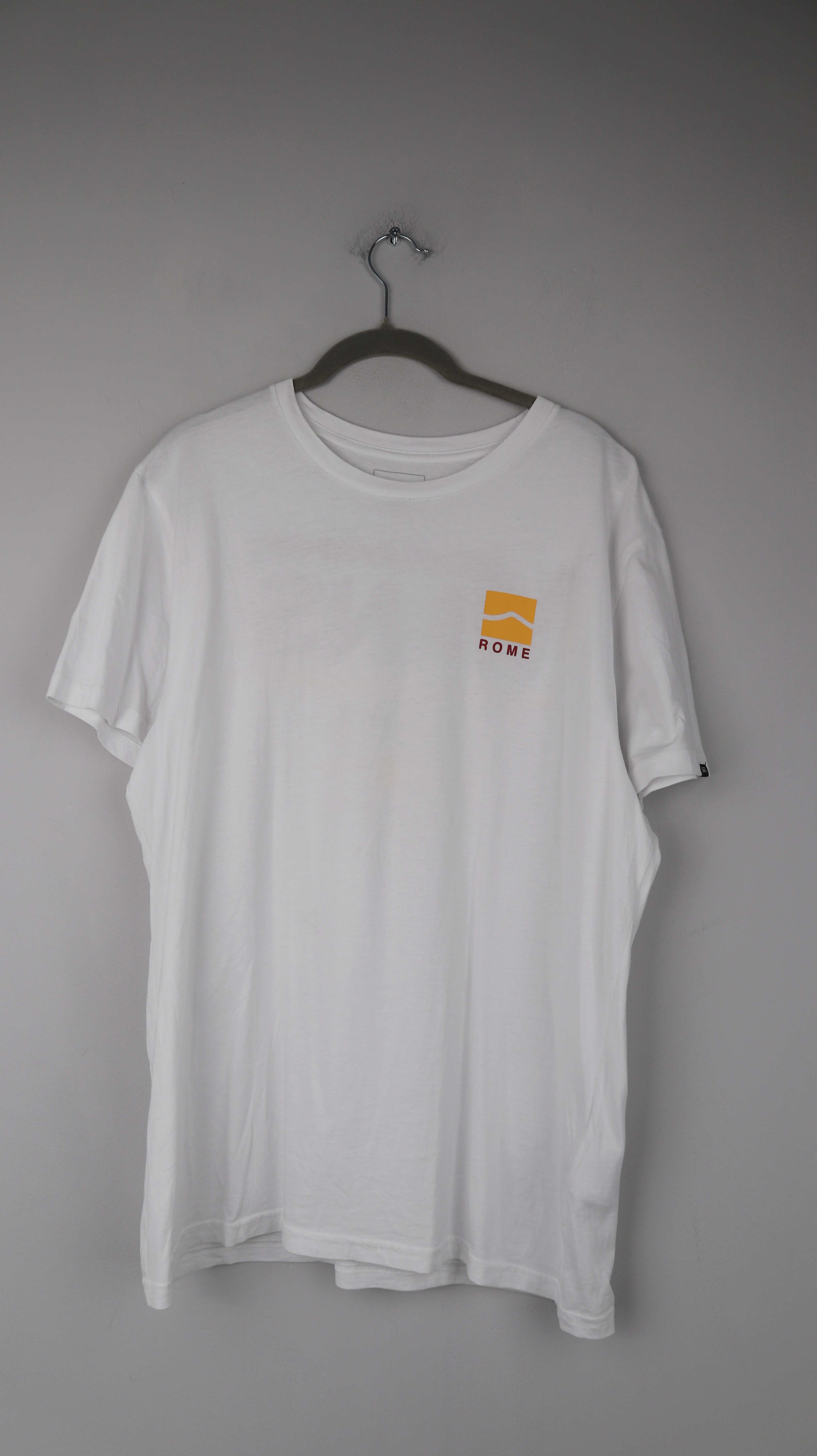 Vans Shirt T-Shirt weiß bedruckt Rücken L basic einfarbig