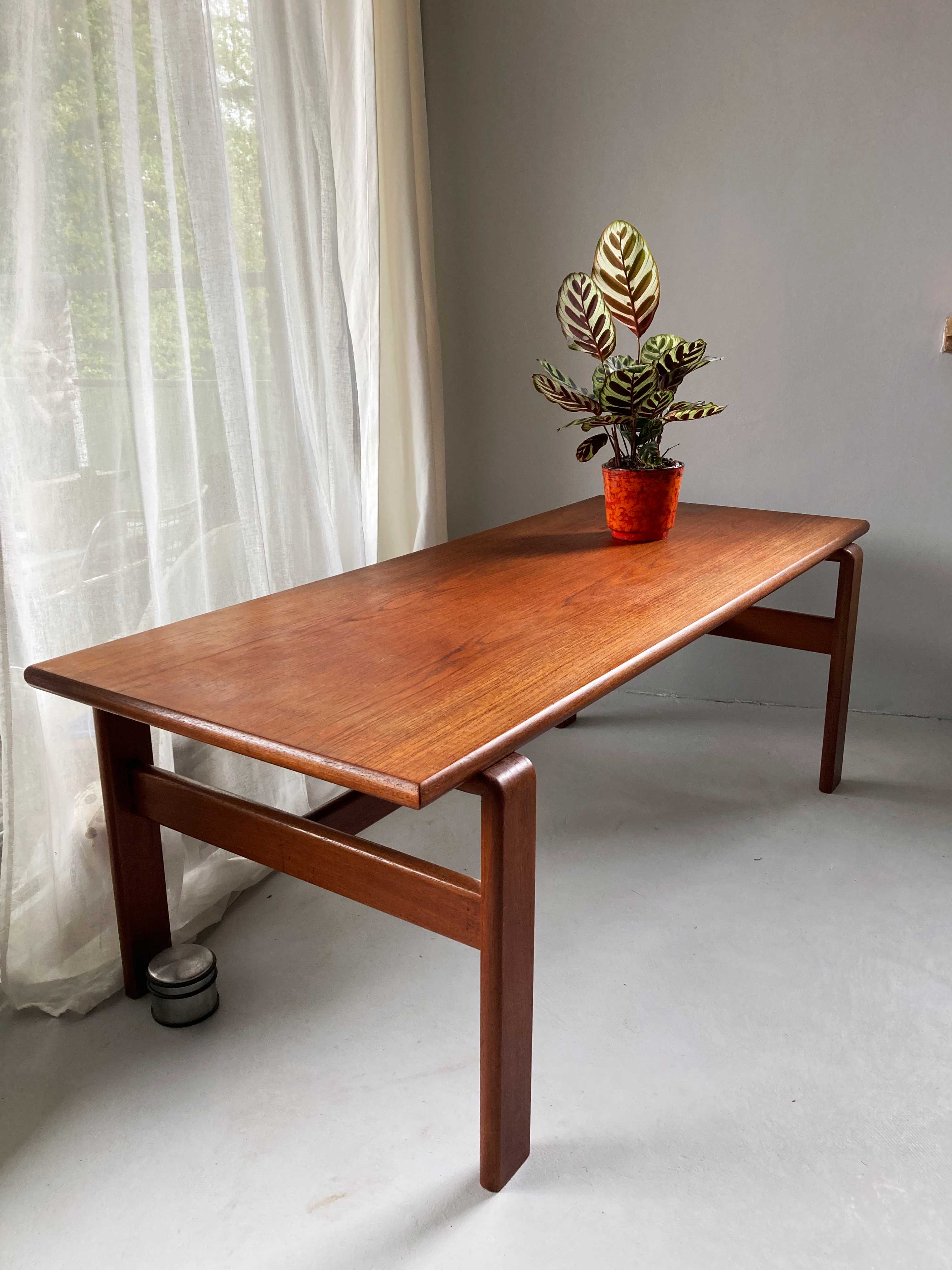 Scandic danish Couchtisch Beistelltisch Holztisch lang Konsole